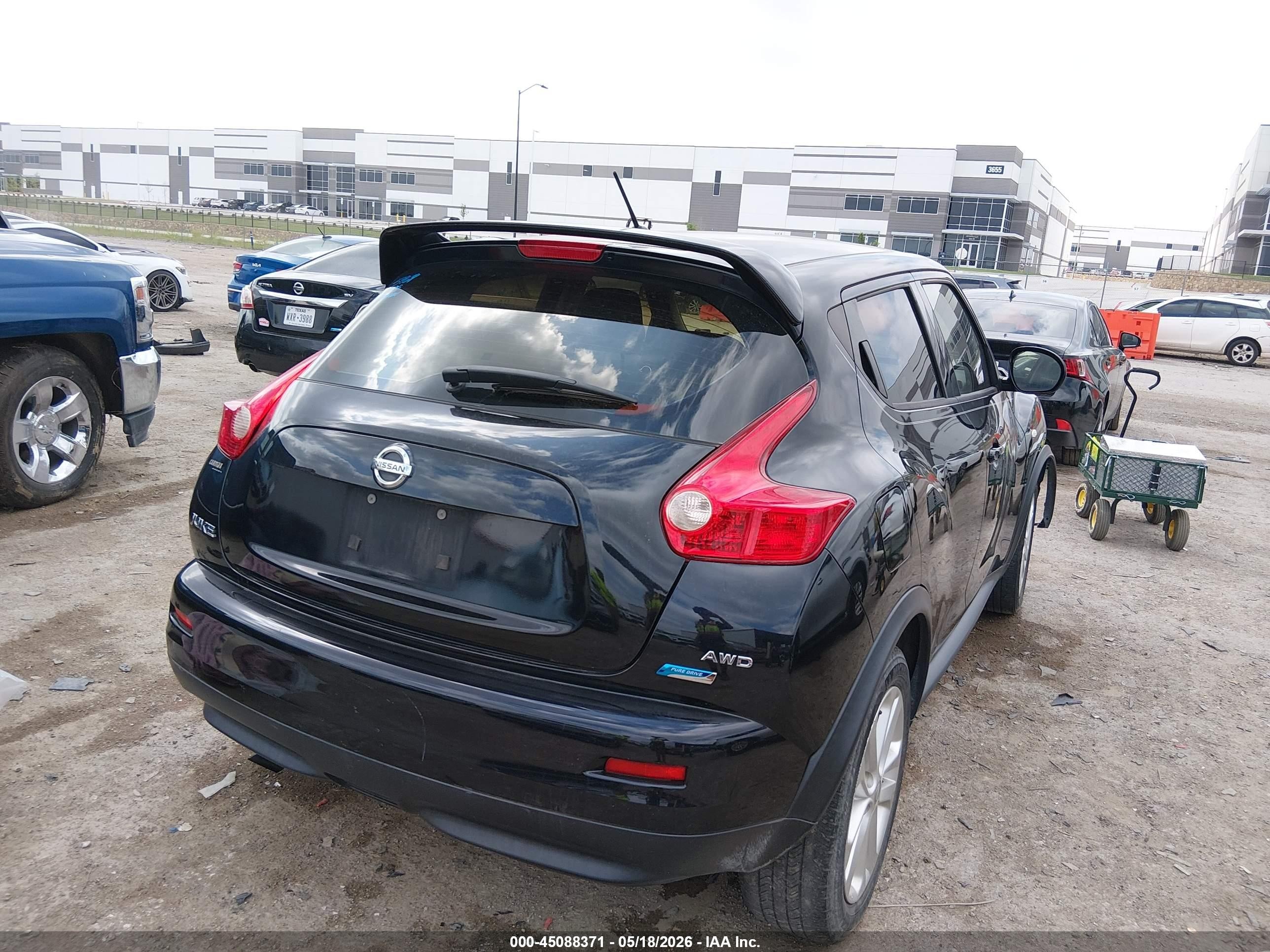 2014 Nissan Juke S Black vin: JN8AF5MV9ET360531