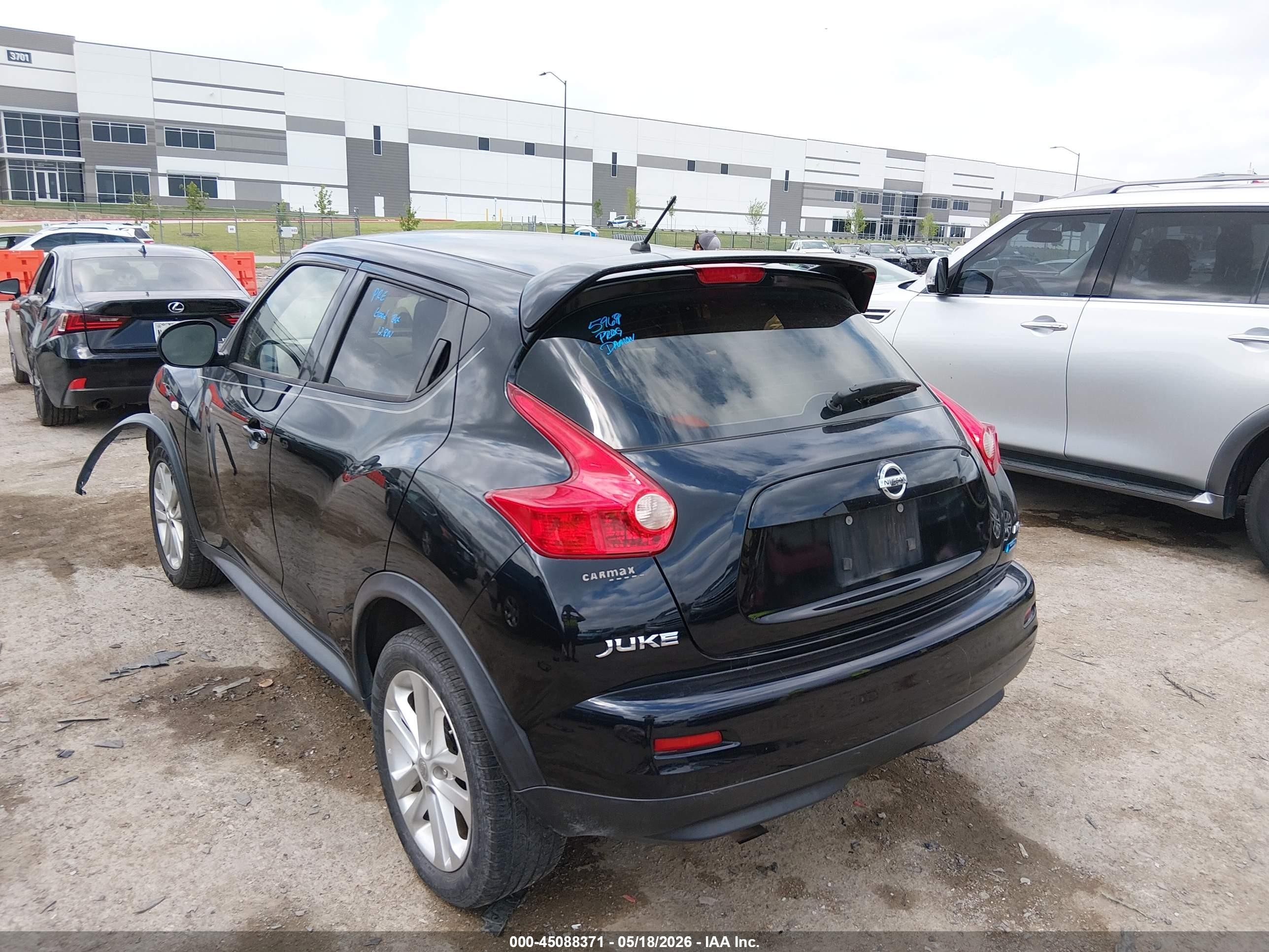 2014 Nissan Juke S Black vin: JN8AF5MV9ET360531