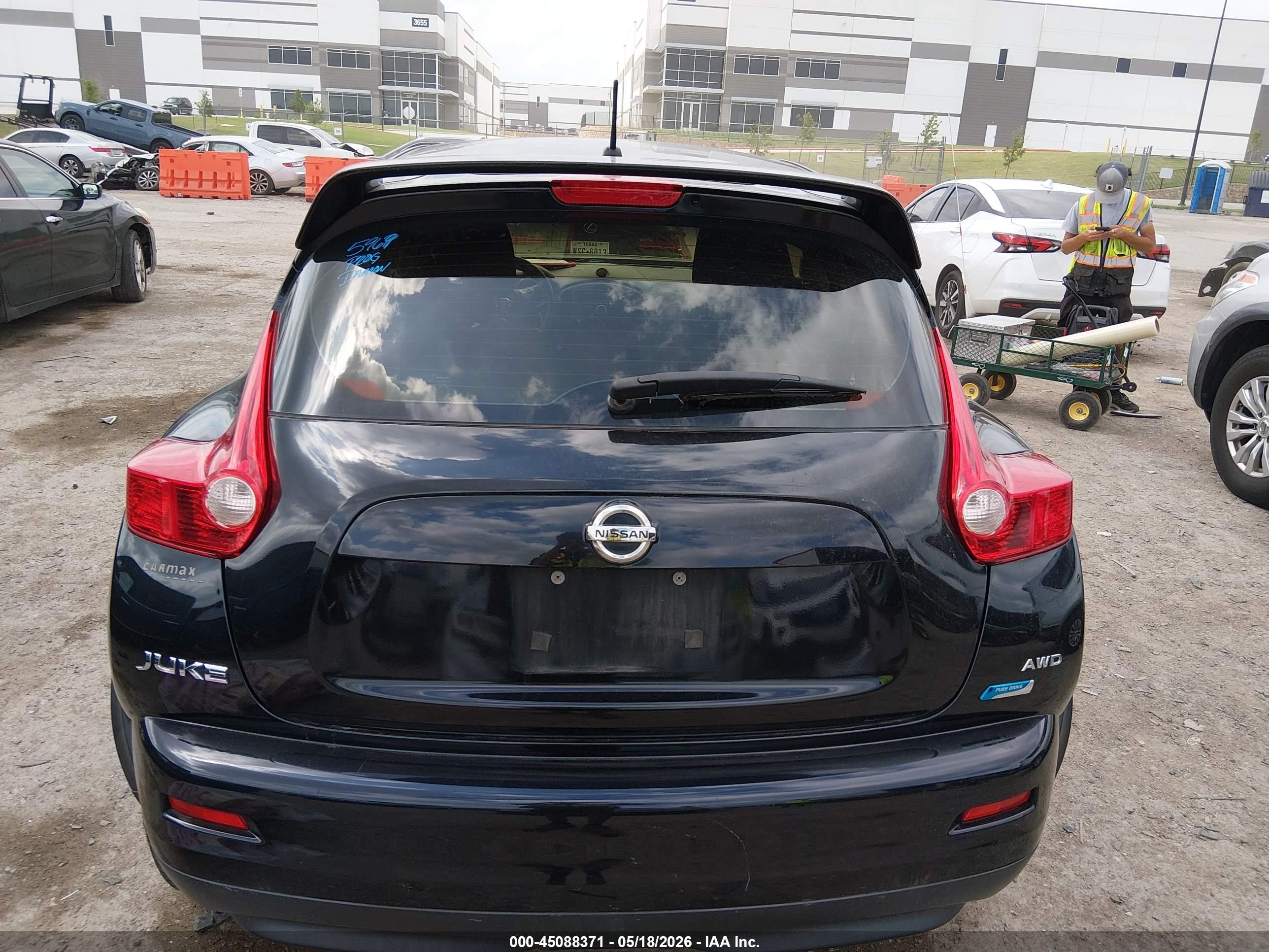 2014 Nissan Juke S Black vin: JN8AF5MV9ET360531