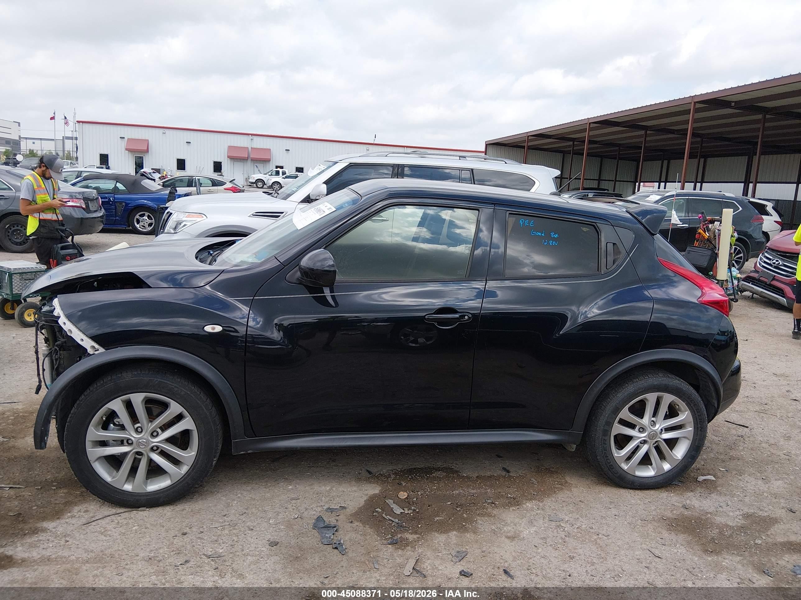 2014 Nissan Juke S Black vin: JN8AF5MV9ET360531