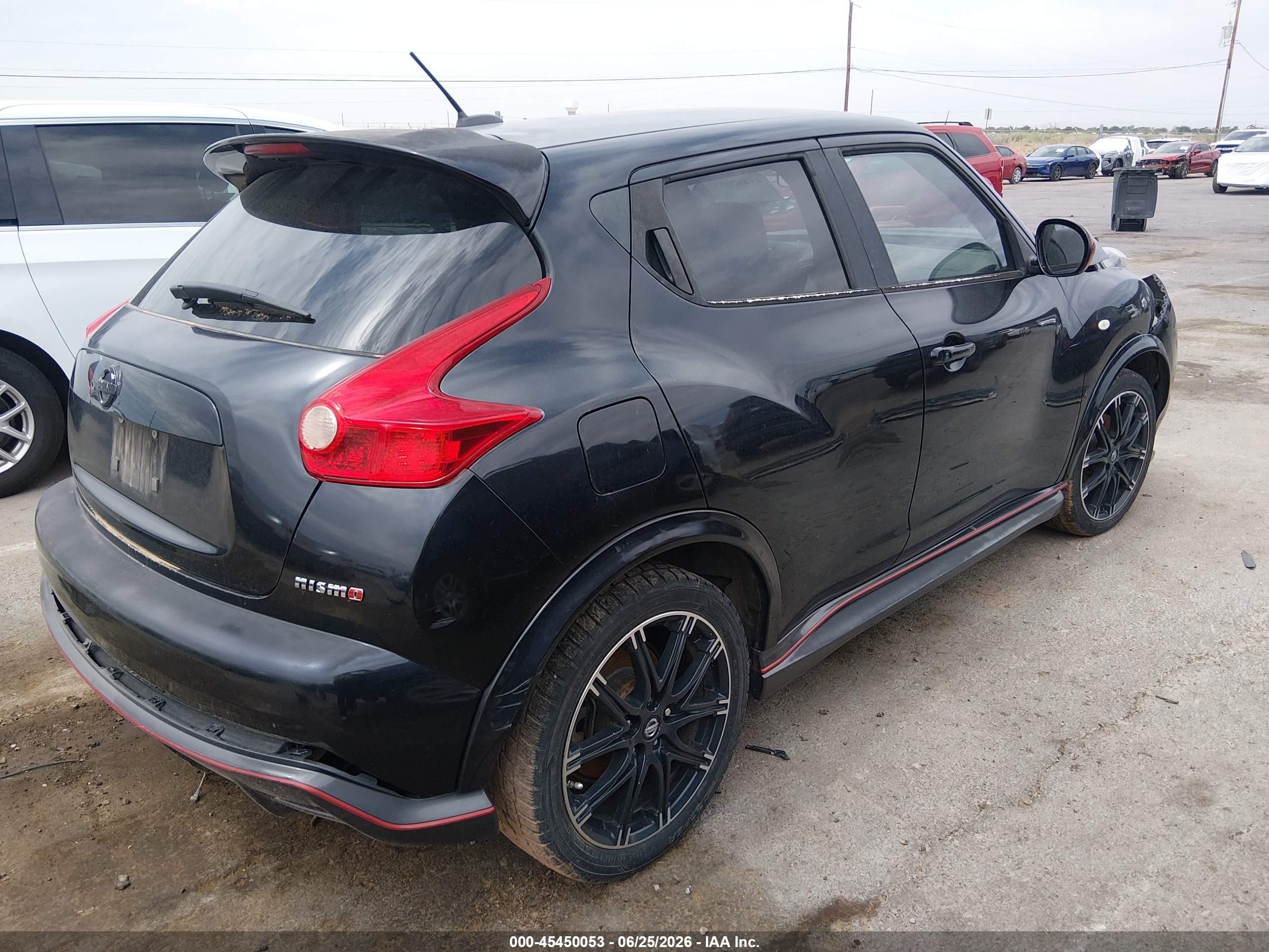 2014 Nissan Juke Nismo Черный vin: JN8AF5MV9ET366491