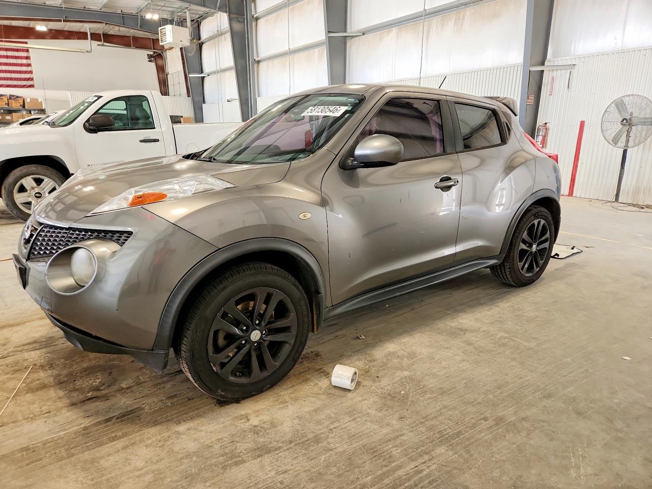 2014 Nissan Juke Sv Gray vin: JN8AF5MV9ET481057