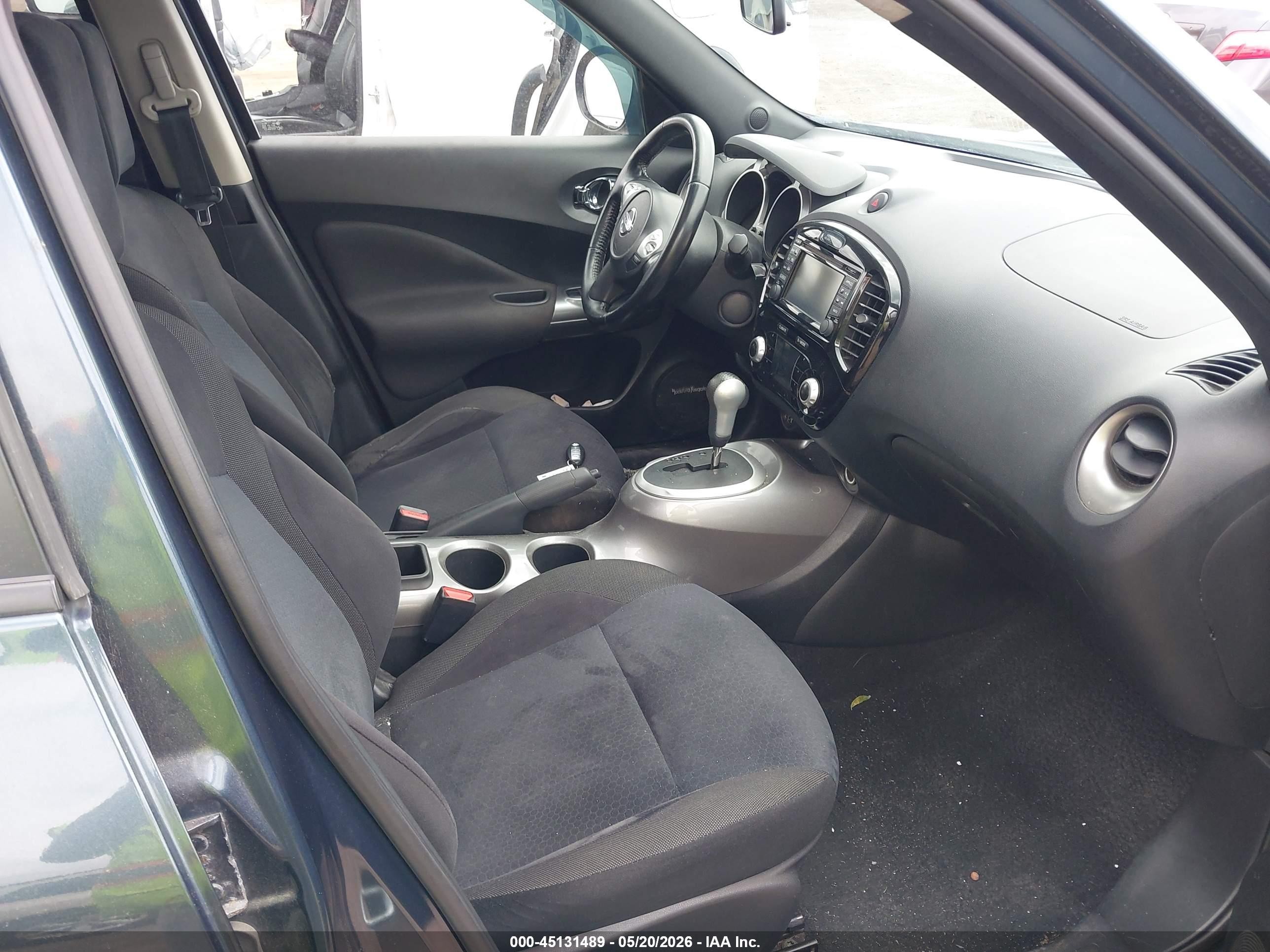 2014 Nissan Juke Sv Blue vin: JN8AF5MV9ET484945