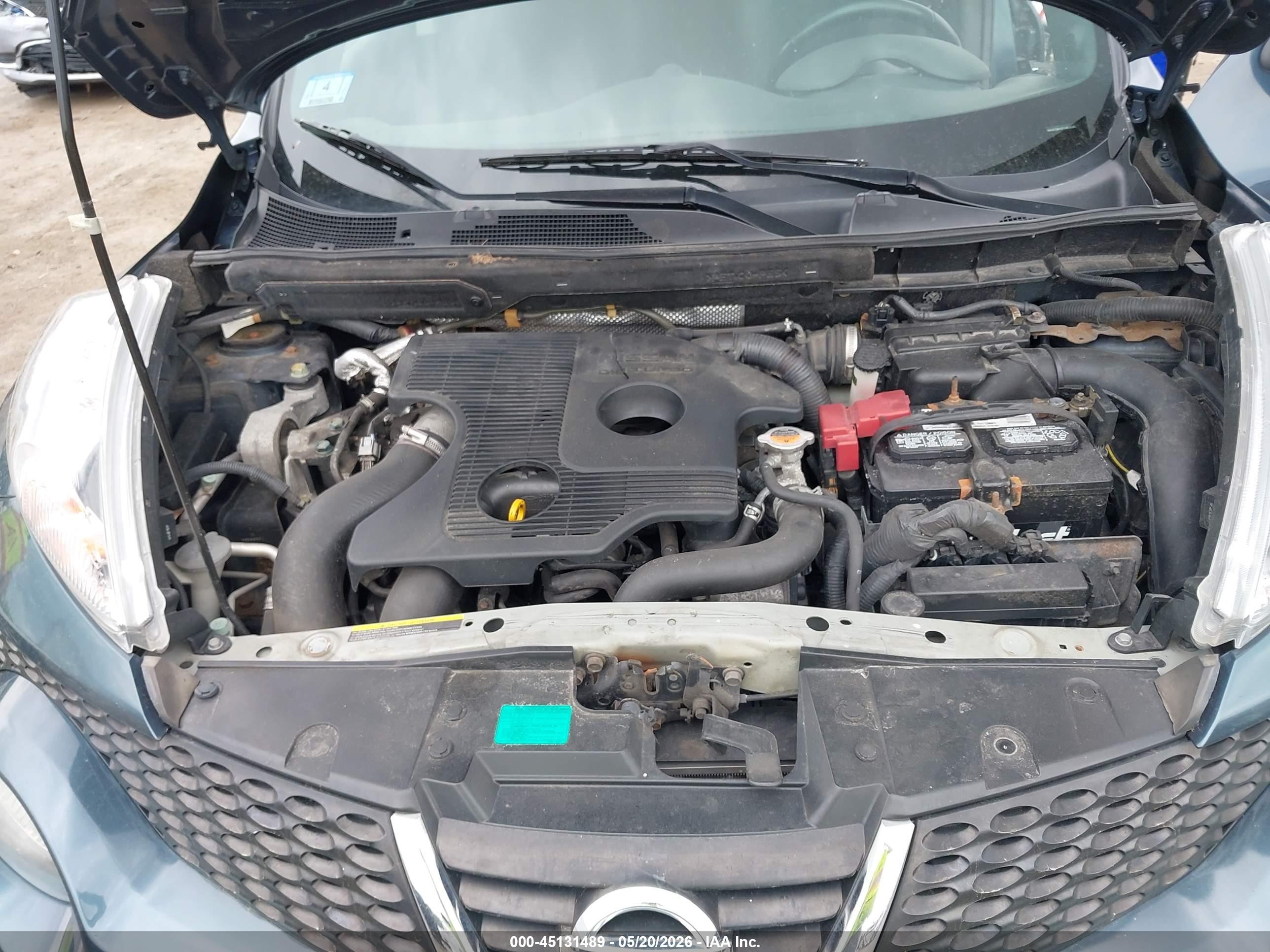 2014 Nissan Juke Sv Blue vin: JN8AF5MV9ET484945