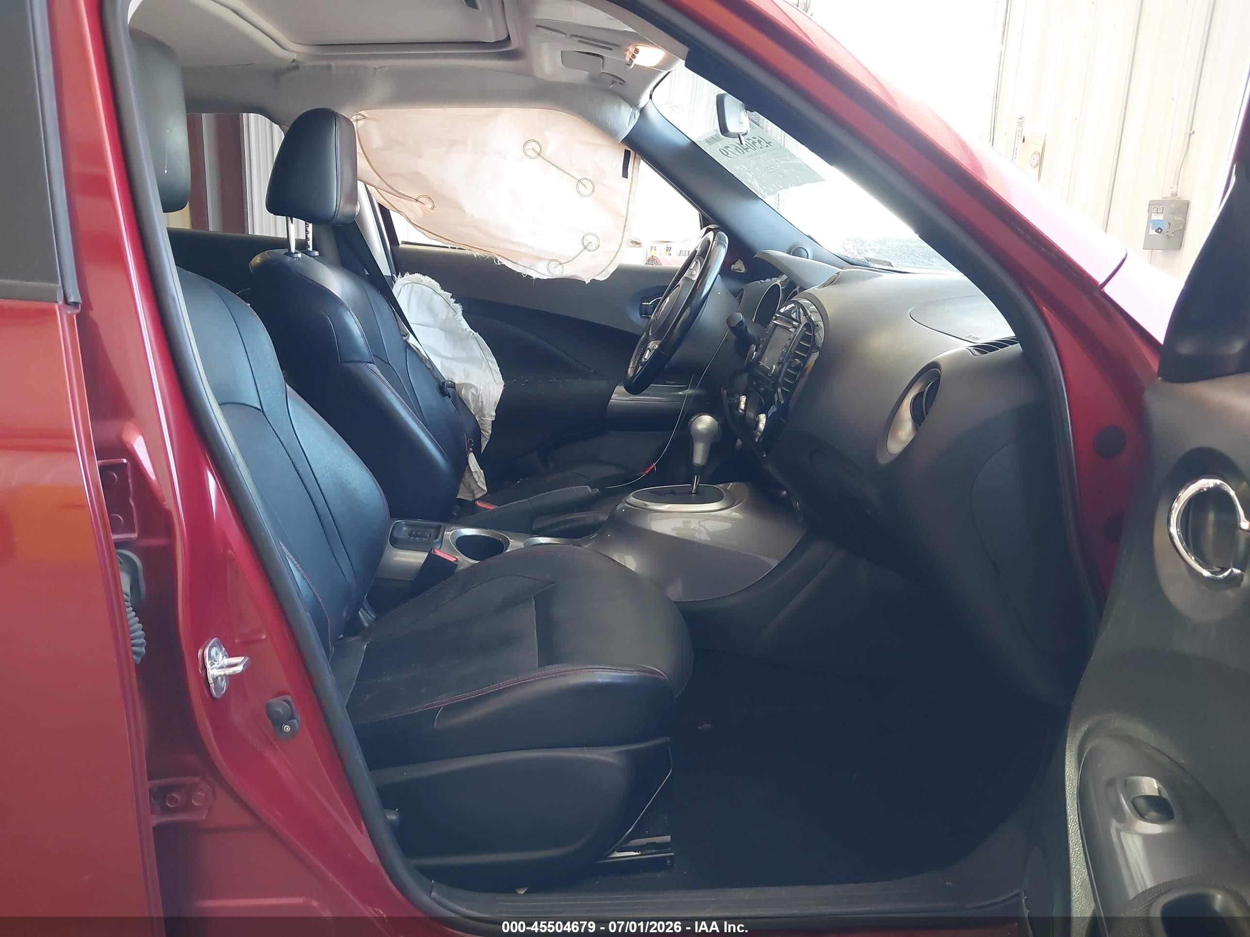 2015 Nissan Juke Sl Red vin: JN8AF5MV9FT559158