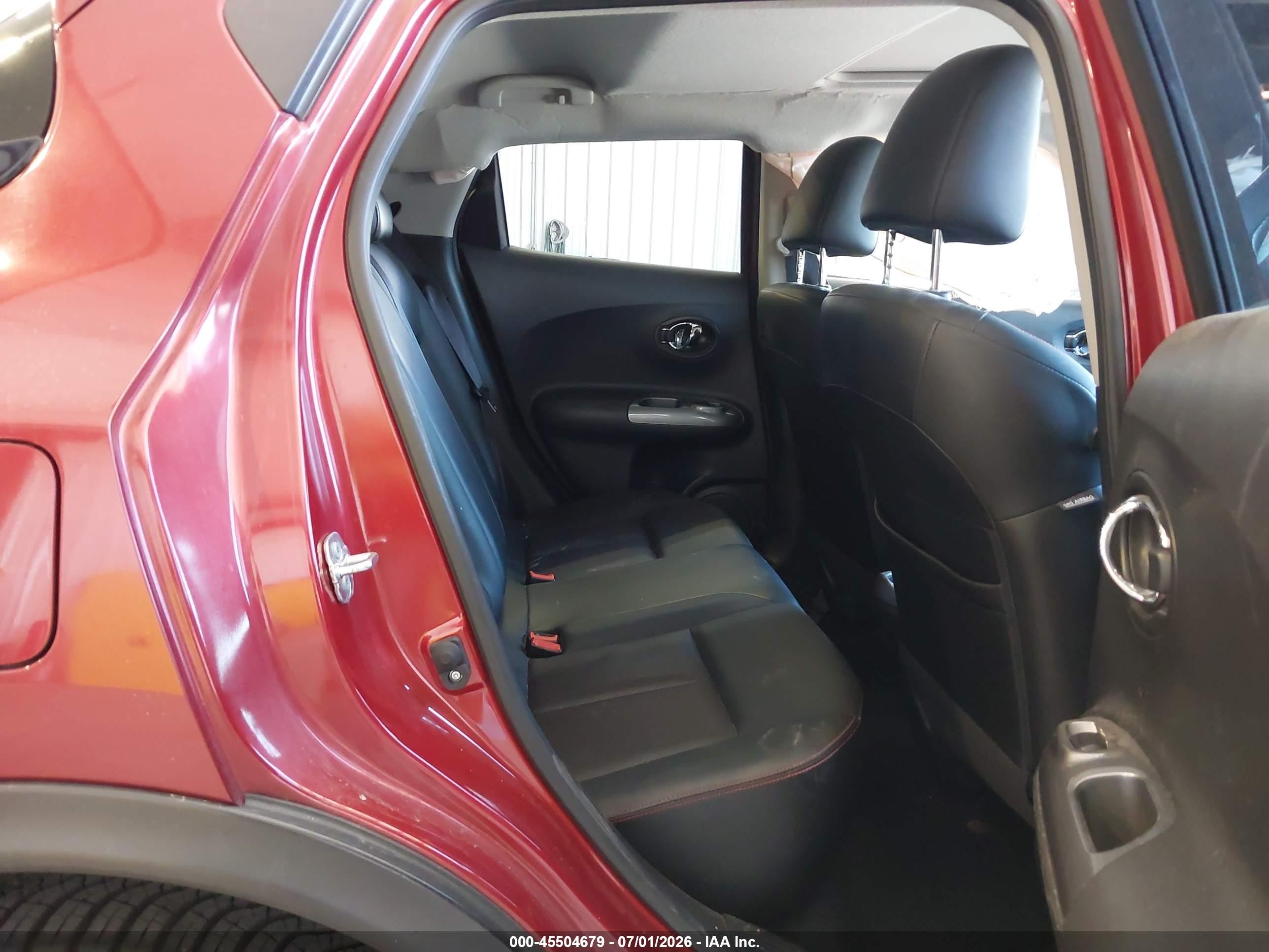 2015 Nissan Juke Sl Red vin: JN8AF5MV9FT559158
