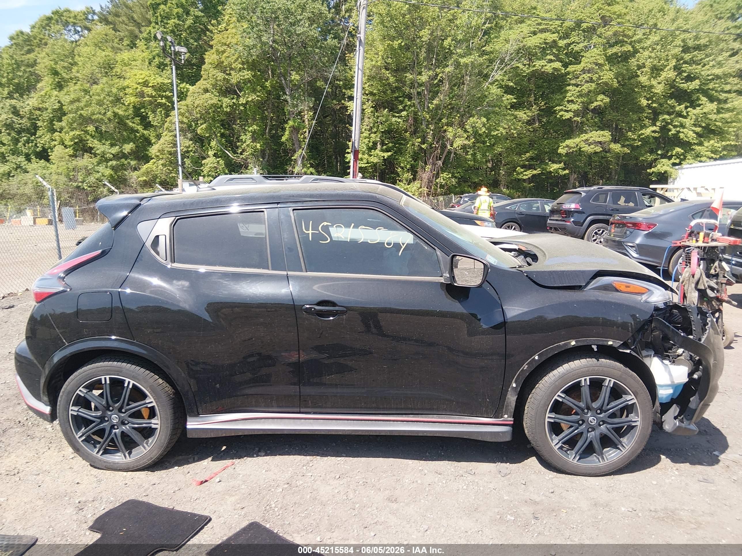 2015 Nissan Juke Nismo/s/sl/sv Black vin: JN8AF5MV9FT563744