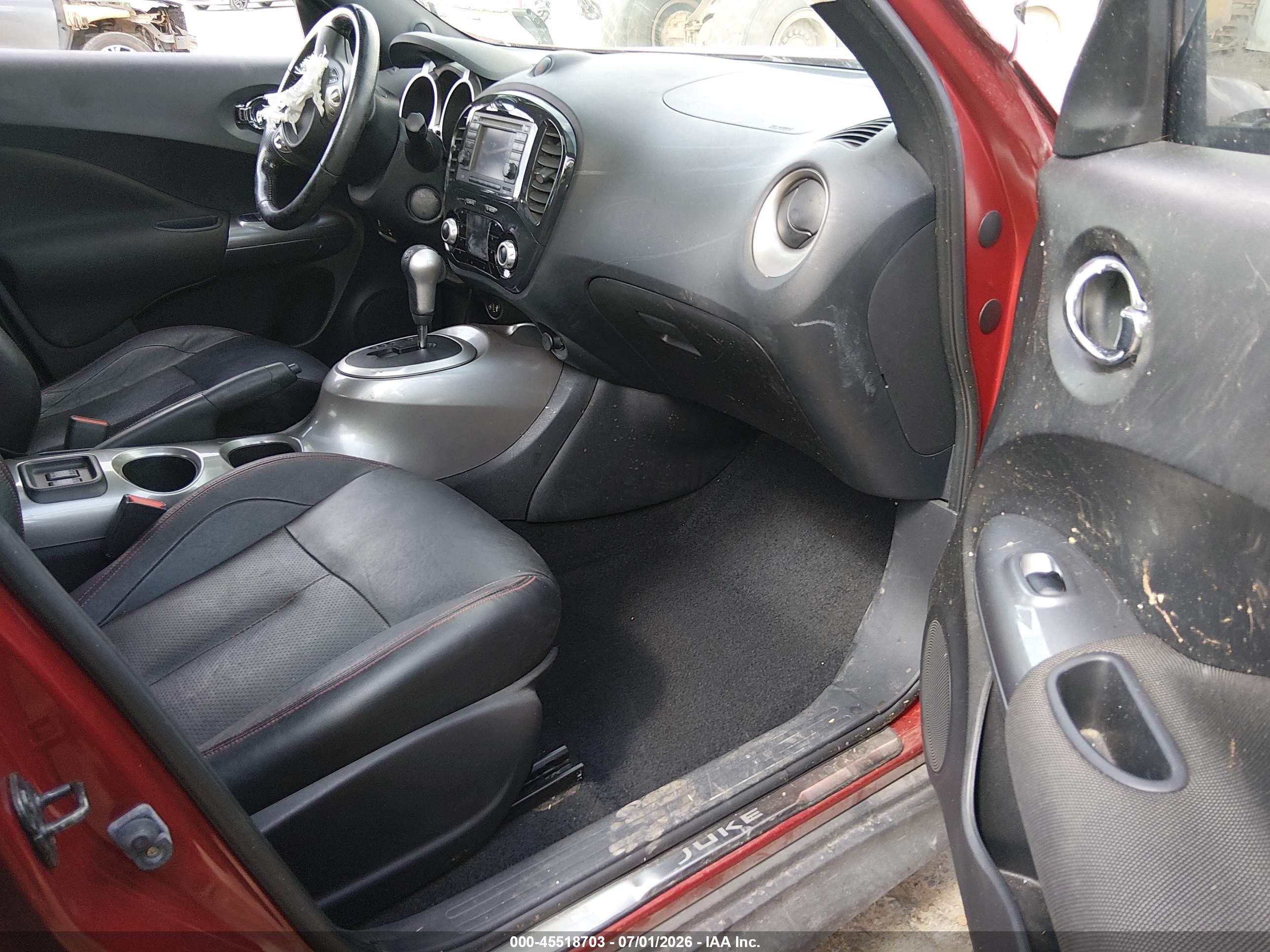 2011 Nissan Juke Sl Красный vin: JN8AF5MVXBT005072