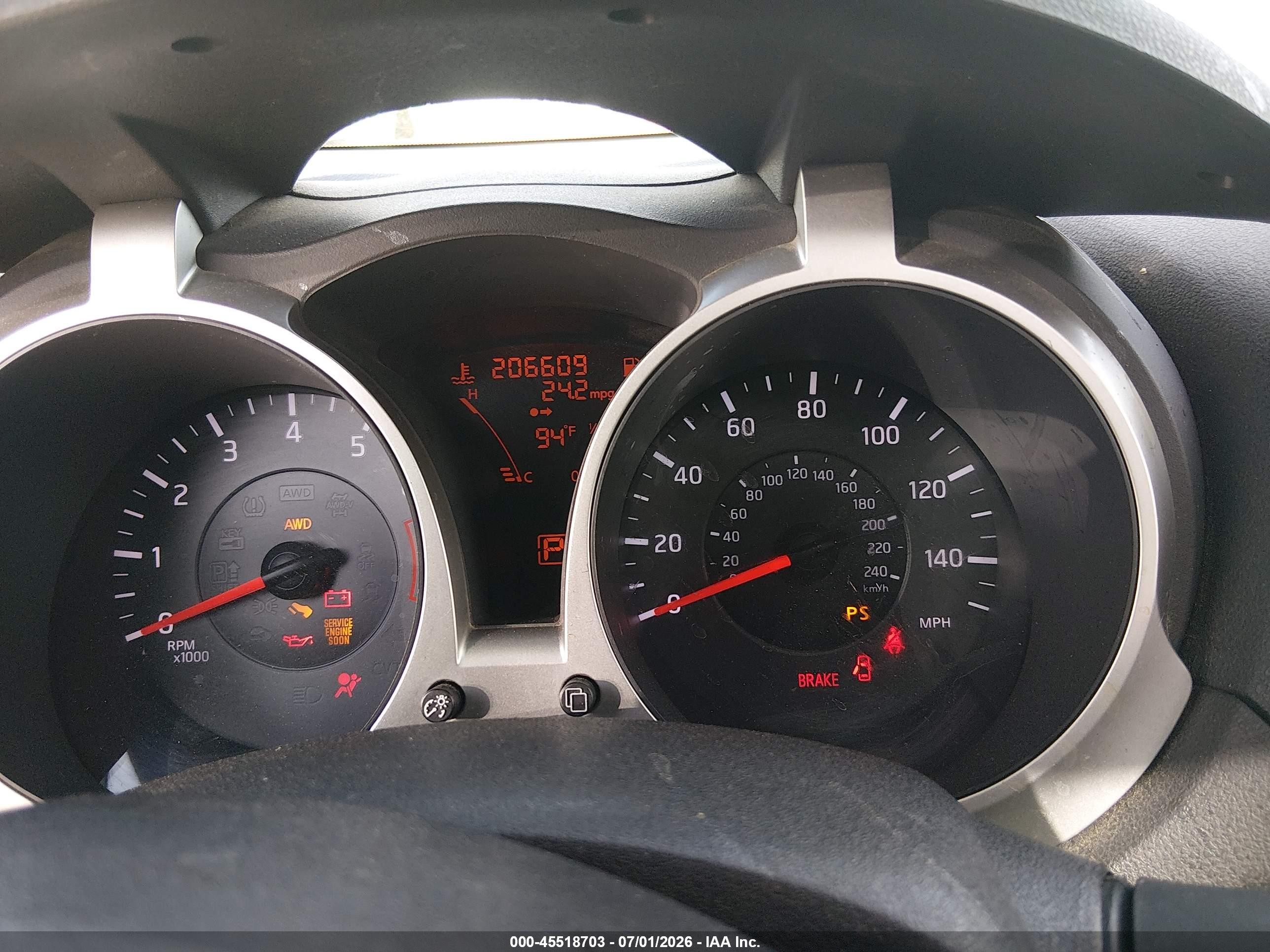 2011 Nissan Juke Sl Красный vin: JN8AF5MVXBT005072