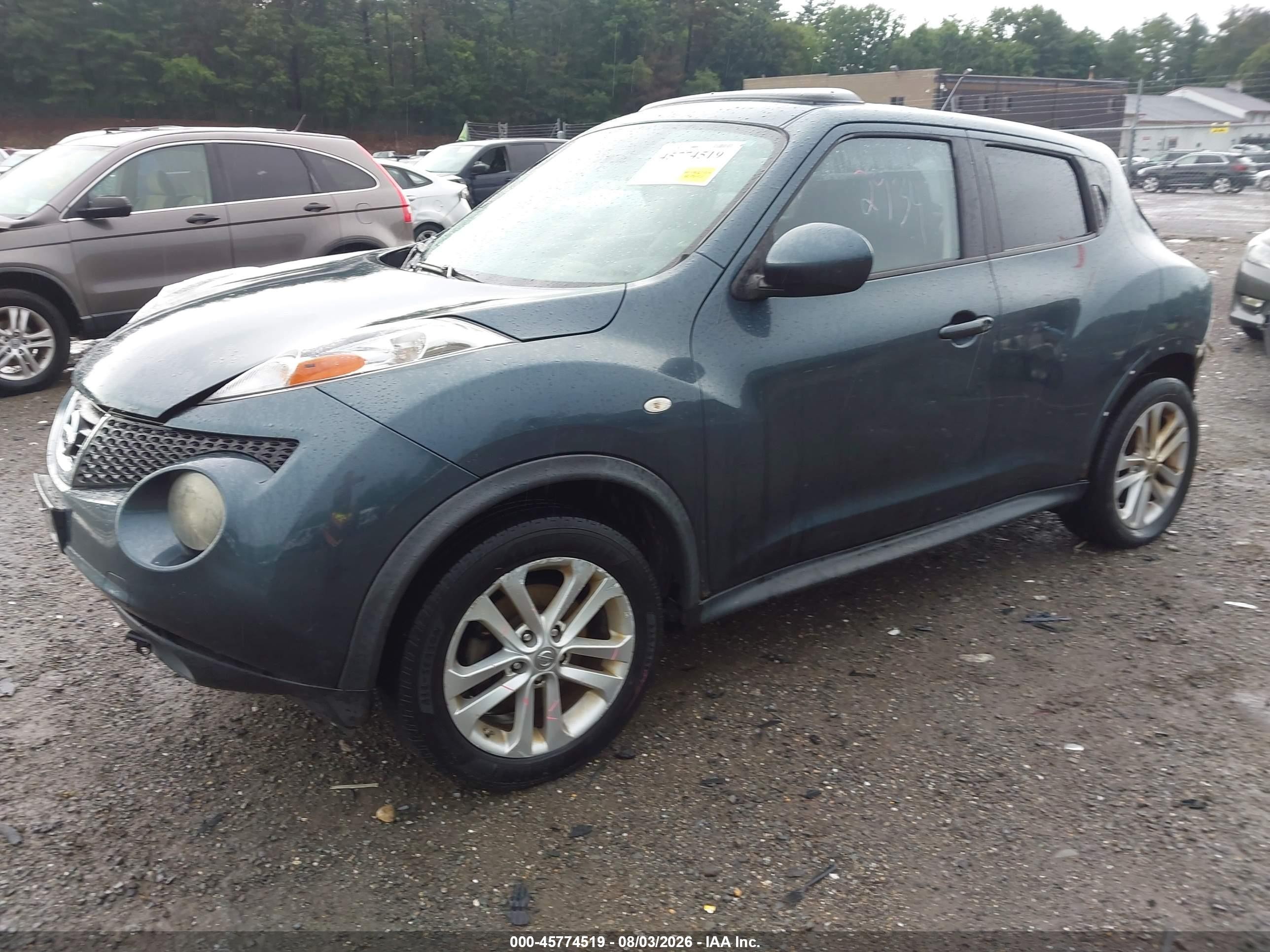 2011 Nissan Juke Sl Teal vin: JN8AF5MVXBT021501