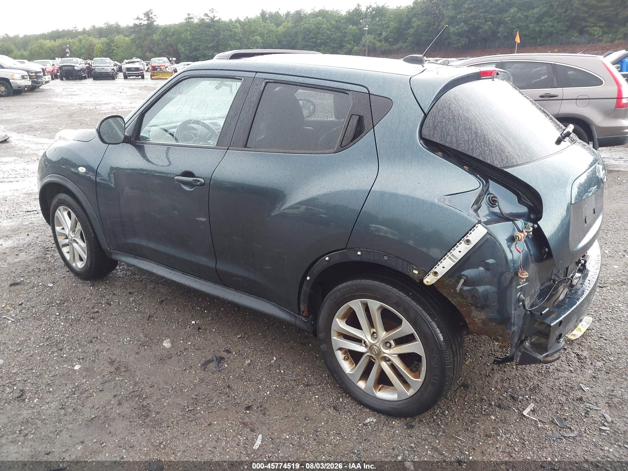2011 Nissan Juke Sl Teal vin: JN8AF5MVXBT021501