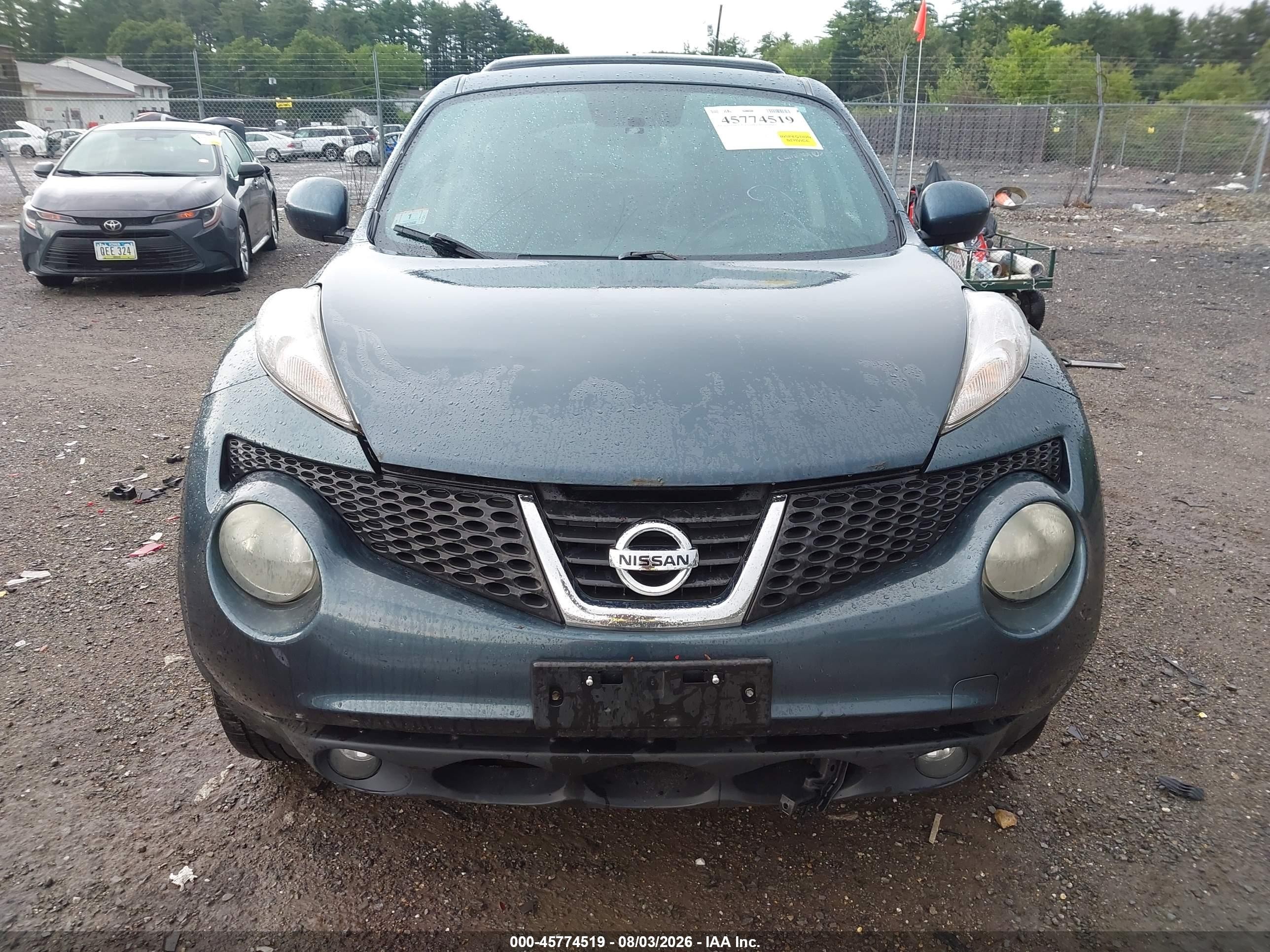 2011 Nissan Juke Sl Teal vin: JN8AF5MVXBT021501
