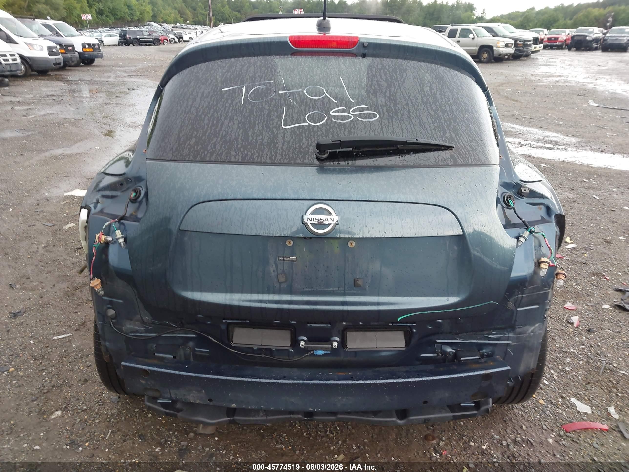 2011 Nissan Juke Sl Teal vin: JN8AF5MVXBT021501
