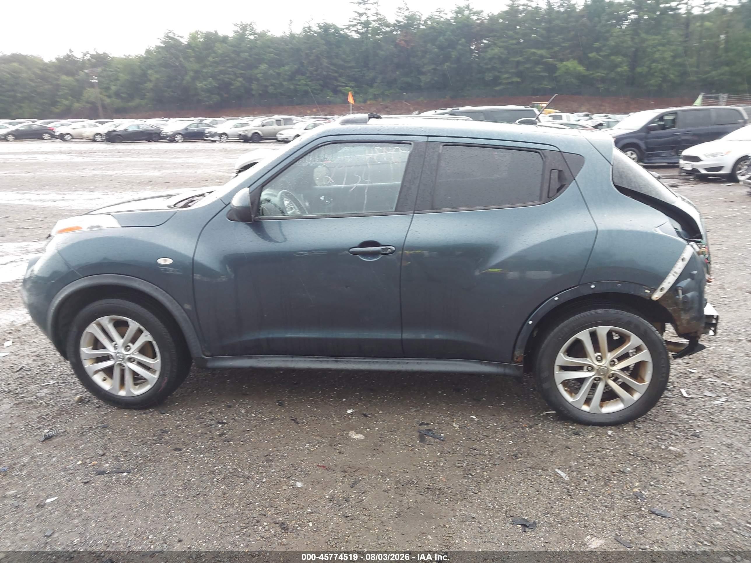 2011 Nissan Juke Sl Teal vin: JN8AF5MVXBT021501