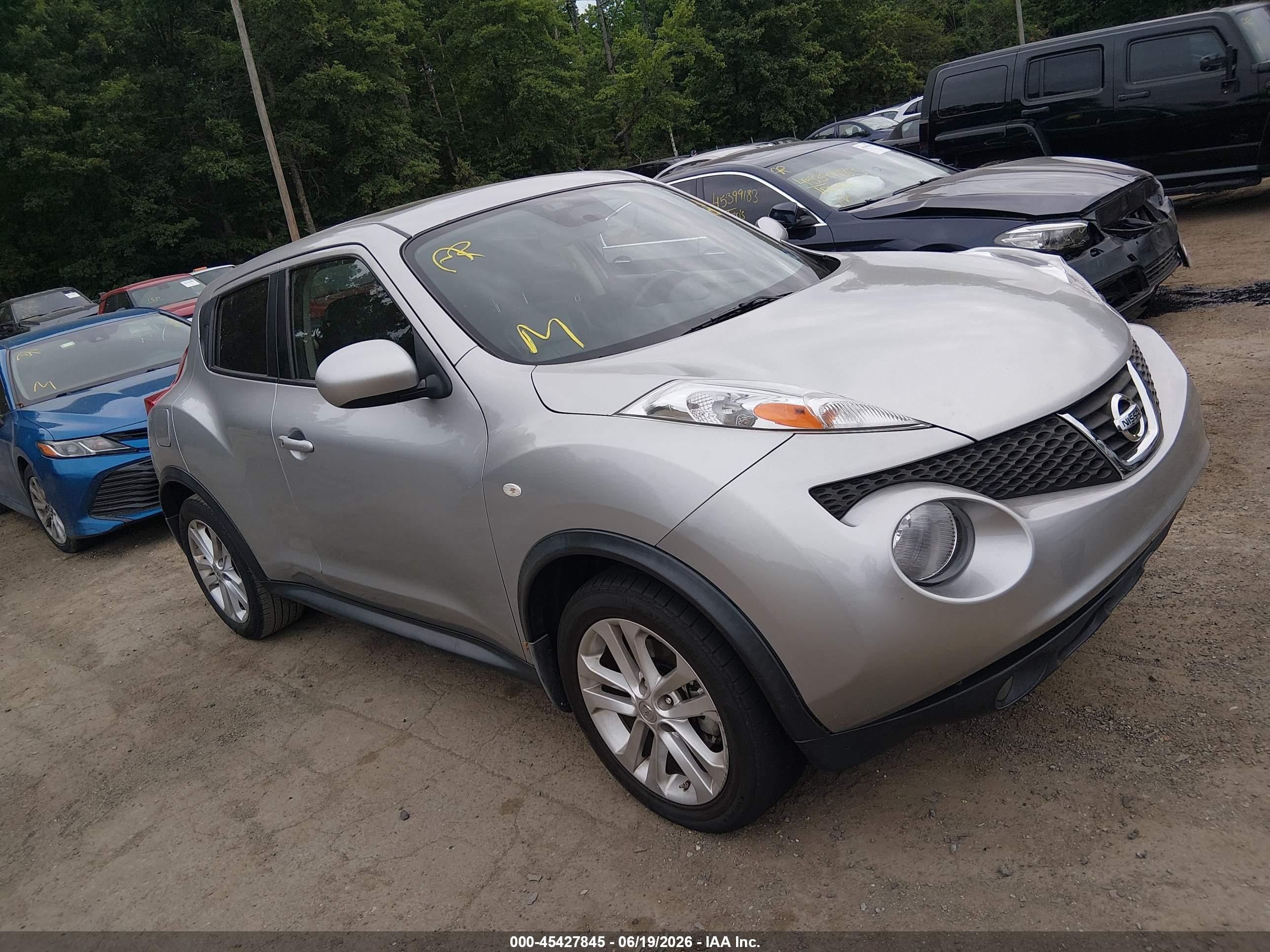 2011 Nissan Juke Sl Silver vin: JN8AF5MVXBT023667