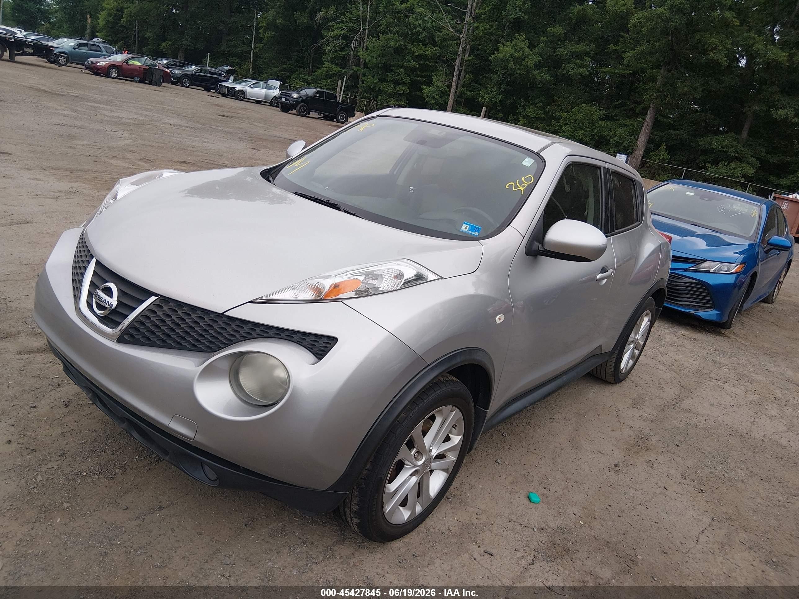 2011 Nissan Juke Sl Silver vin: JN8AF5MVXBT023667