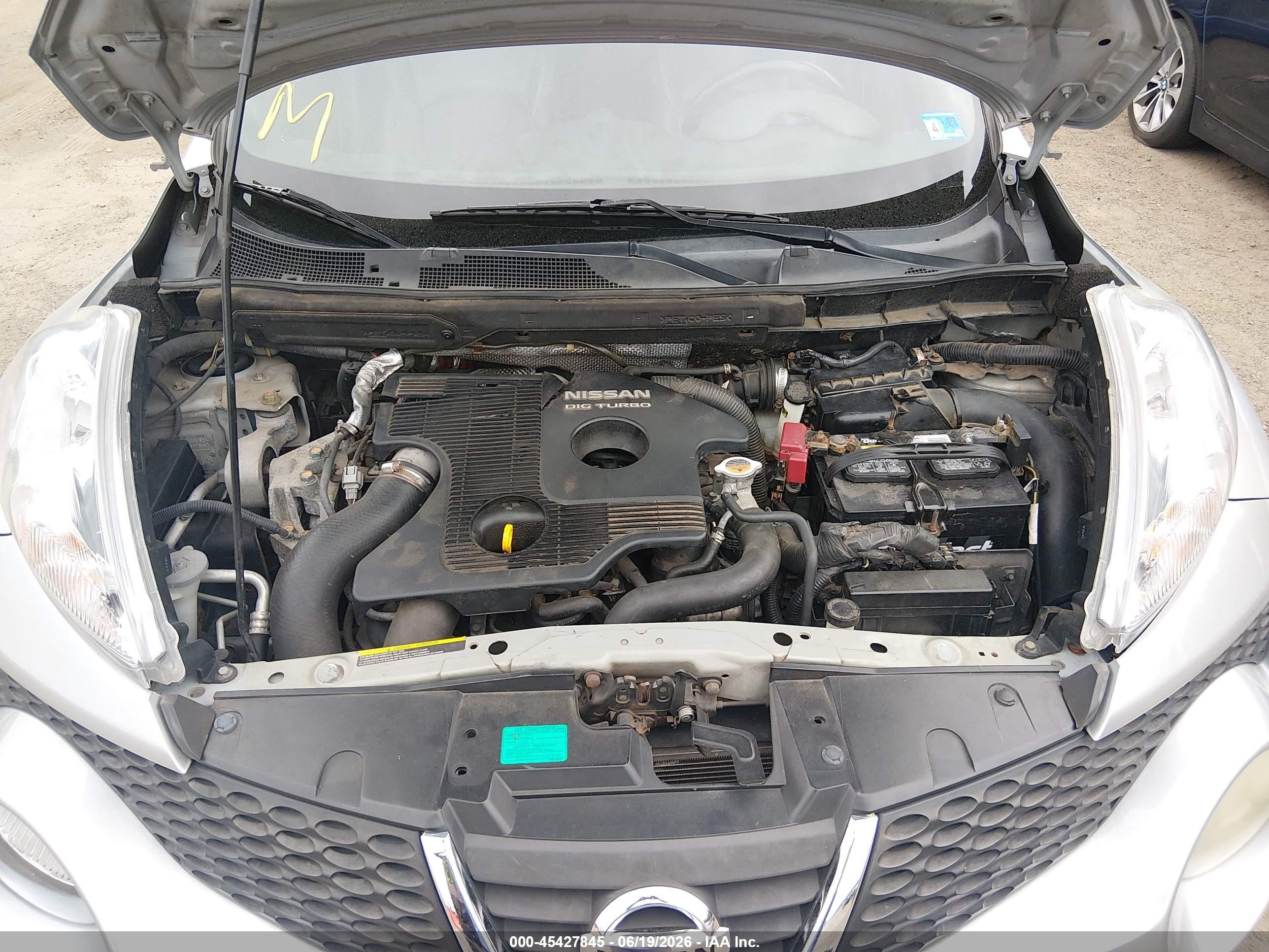 2011 Nissan Juke Sl Silver vin: JN8AF5MVXBT023667