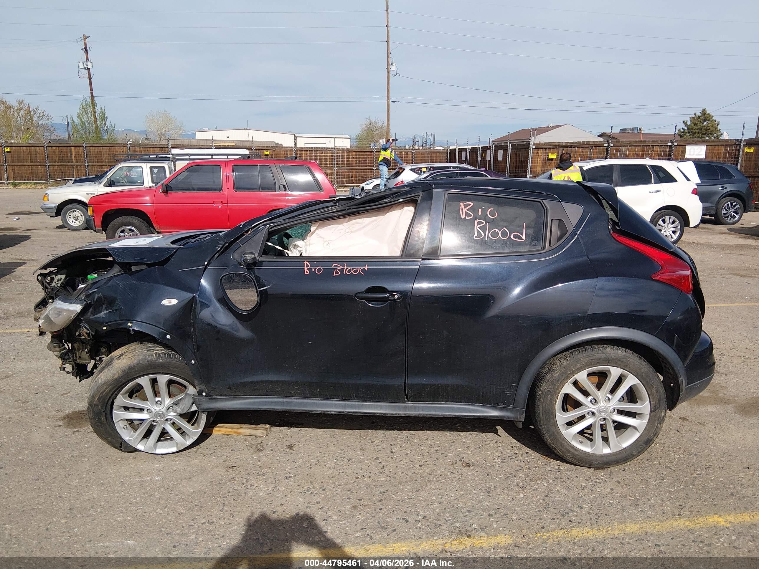 2012 Nissan Juke Sl Black vin: JN8AF5MVXCT111765