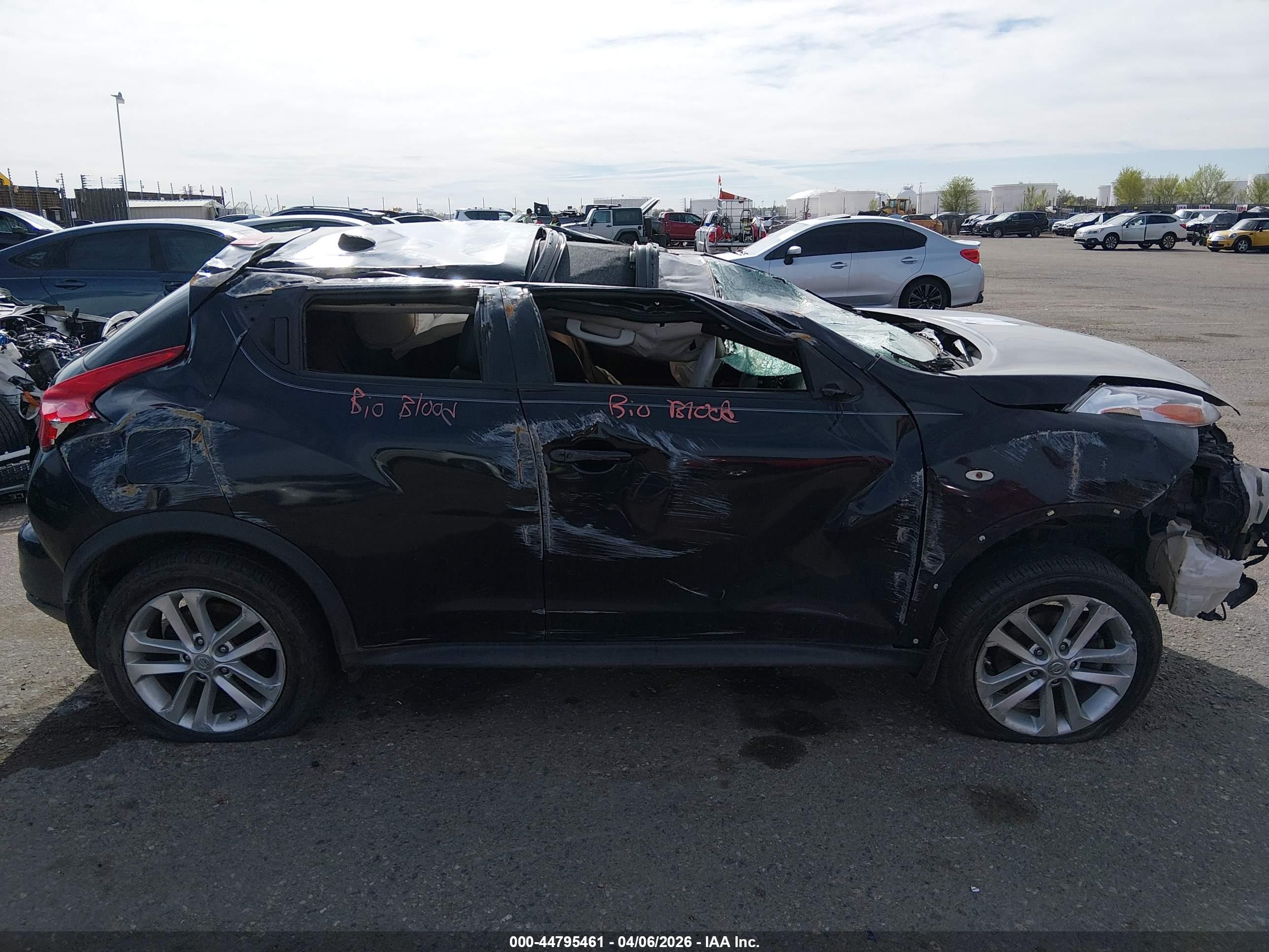 2012 Nissan Juke Sl Black vin: JN8AF5MVXCT111765
