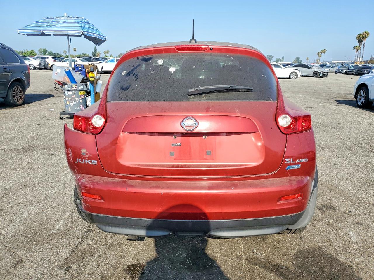 2012 Nissan Juke S Красный vin: JN8AF5MVXCT120823