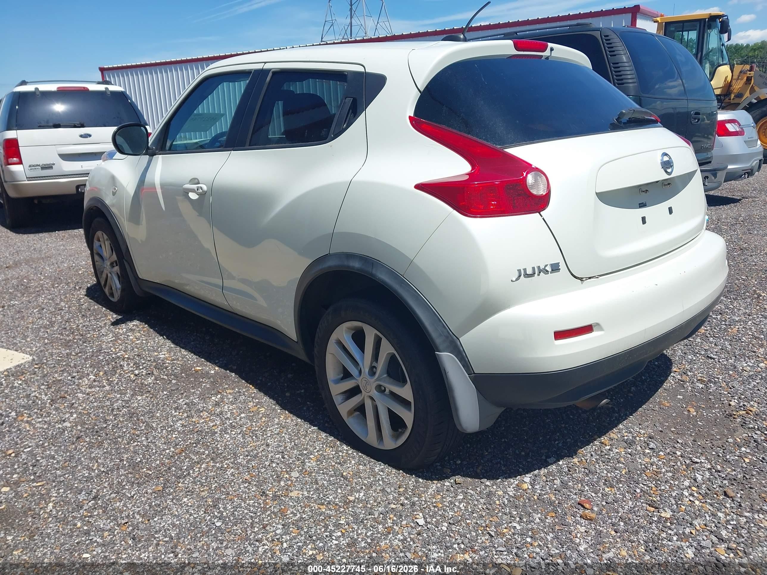 2012 Nissan Juke Sl White vin: JN8AF5MVXCT121762