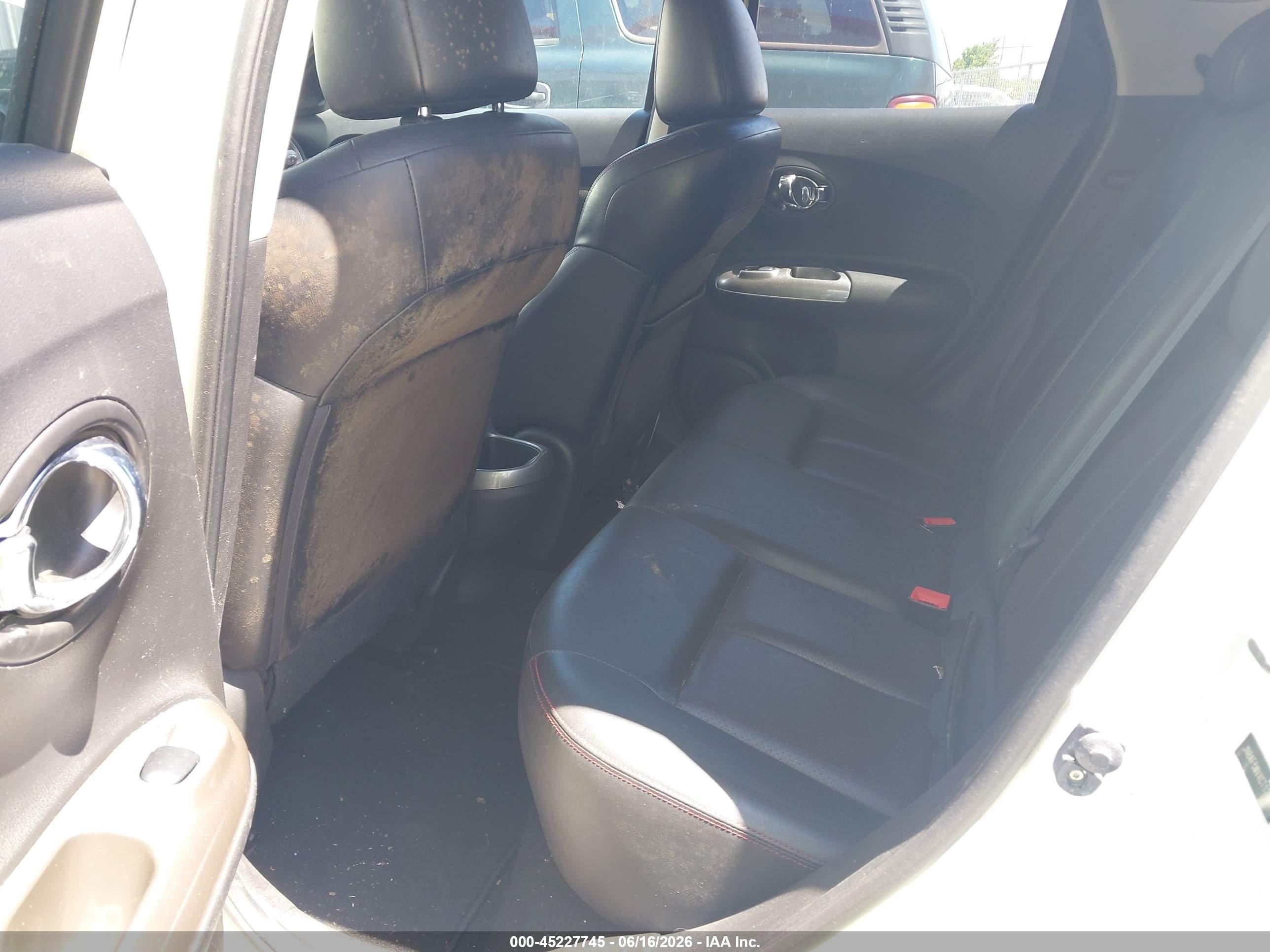2012 Nissan Juke Sl White vin: JN8AF5MVXCT121762