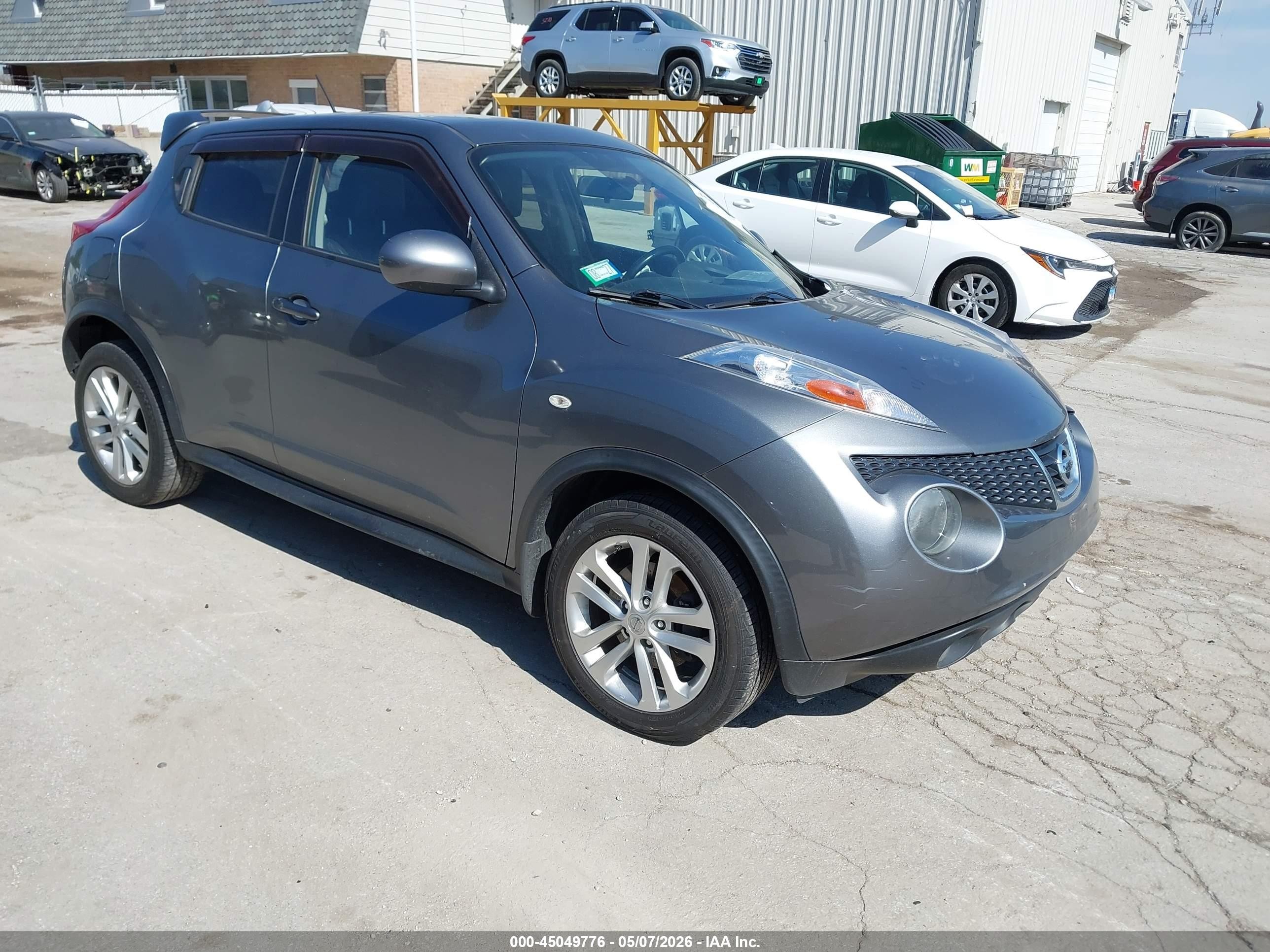2012 Nissan Juke Sl Серый vin: JN8AF5MVXCT126959
