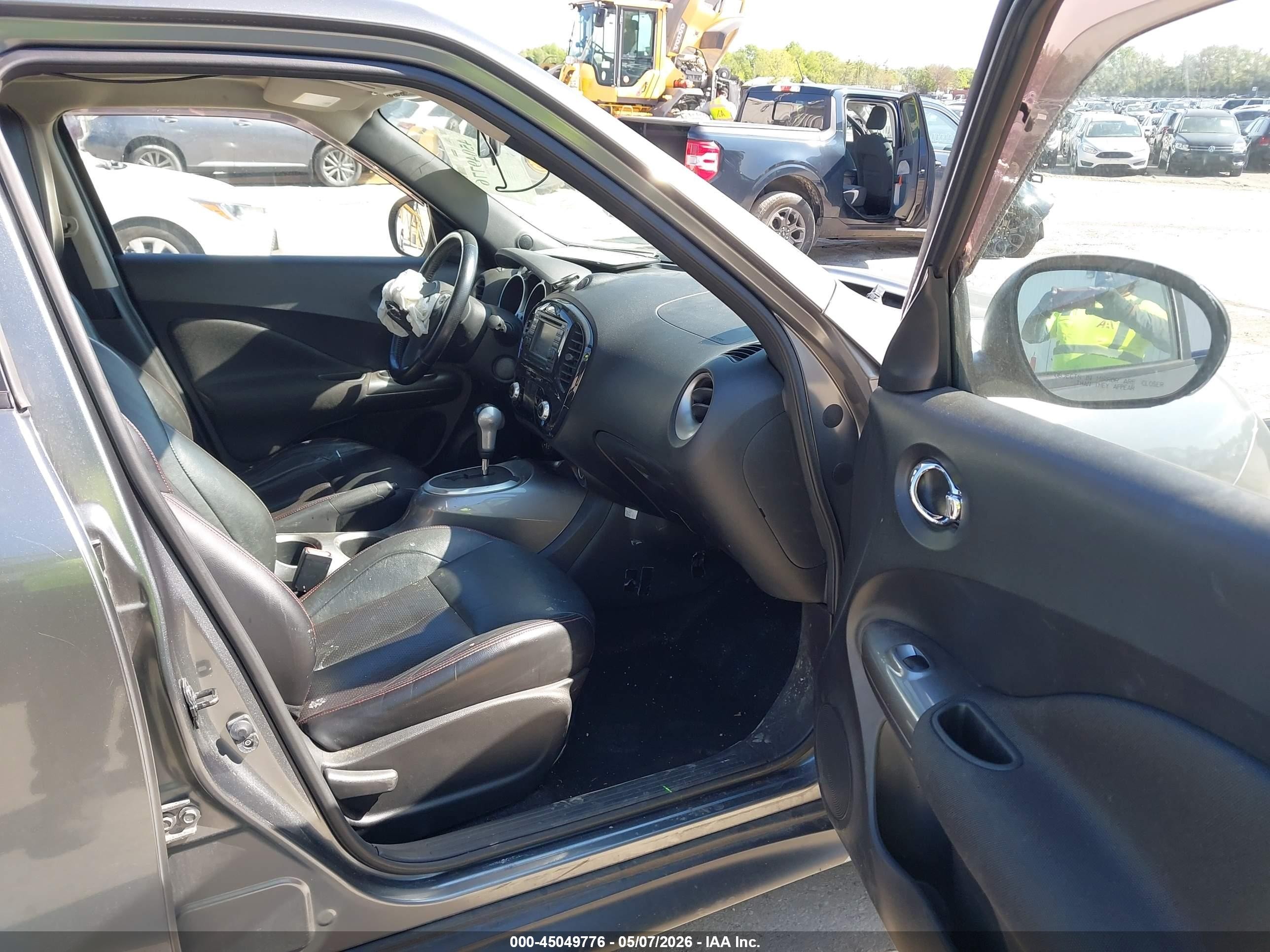 2012 Nissan Juke Sl Серый vin: JN8AF5MVXCT126959