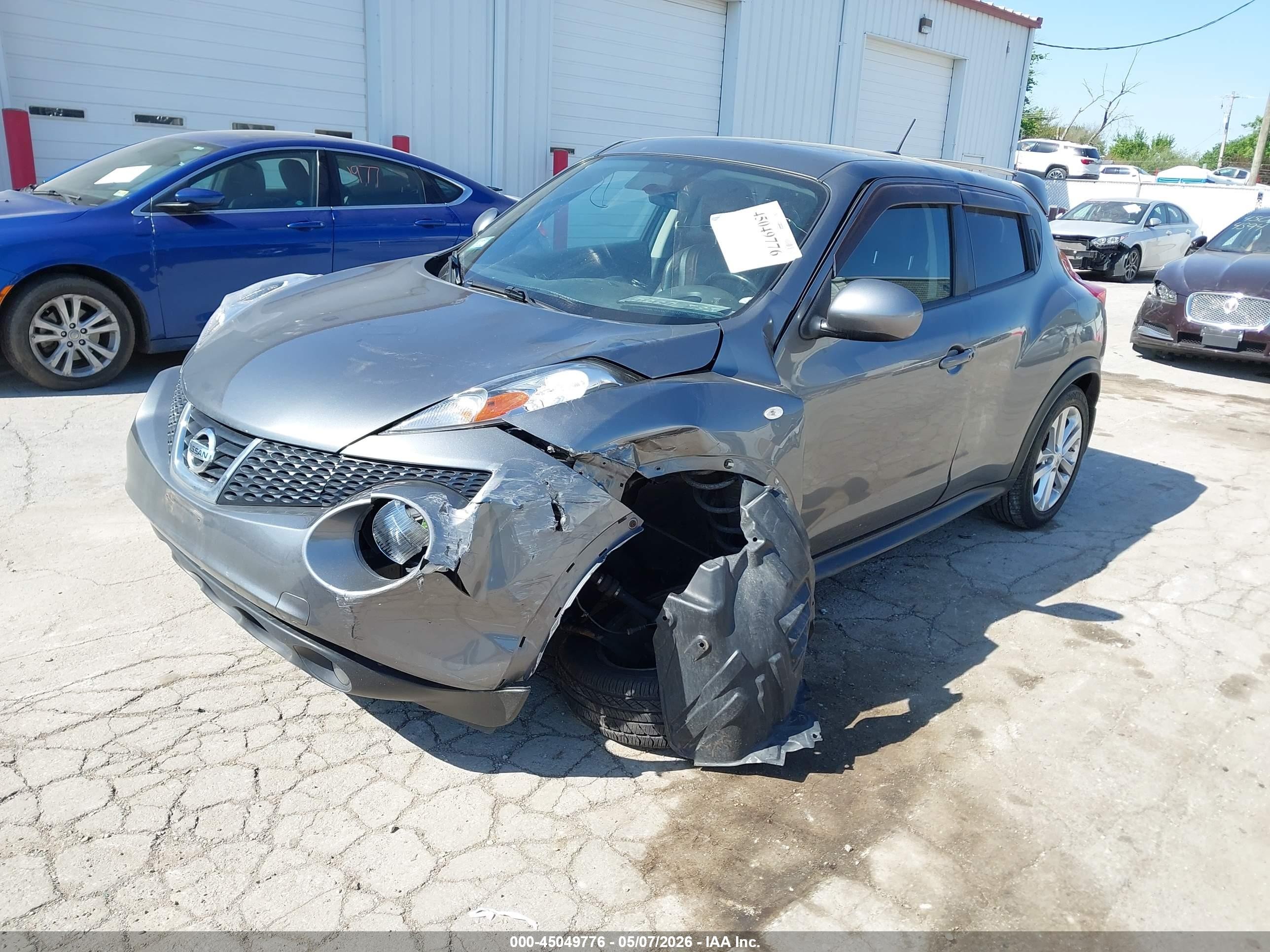 2012 Nissan Juke Sl Серый vin: JN8AF5MVXCT126959