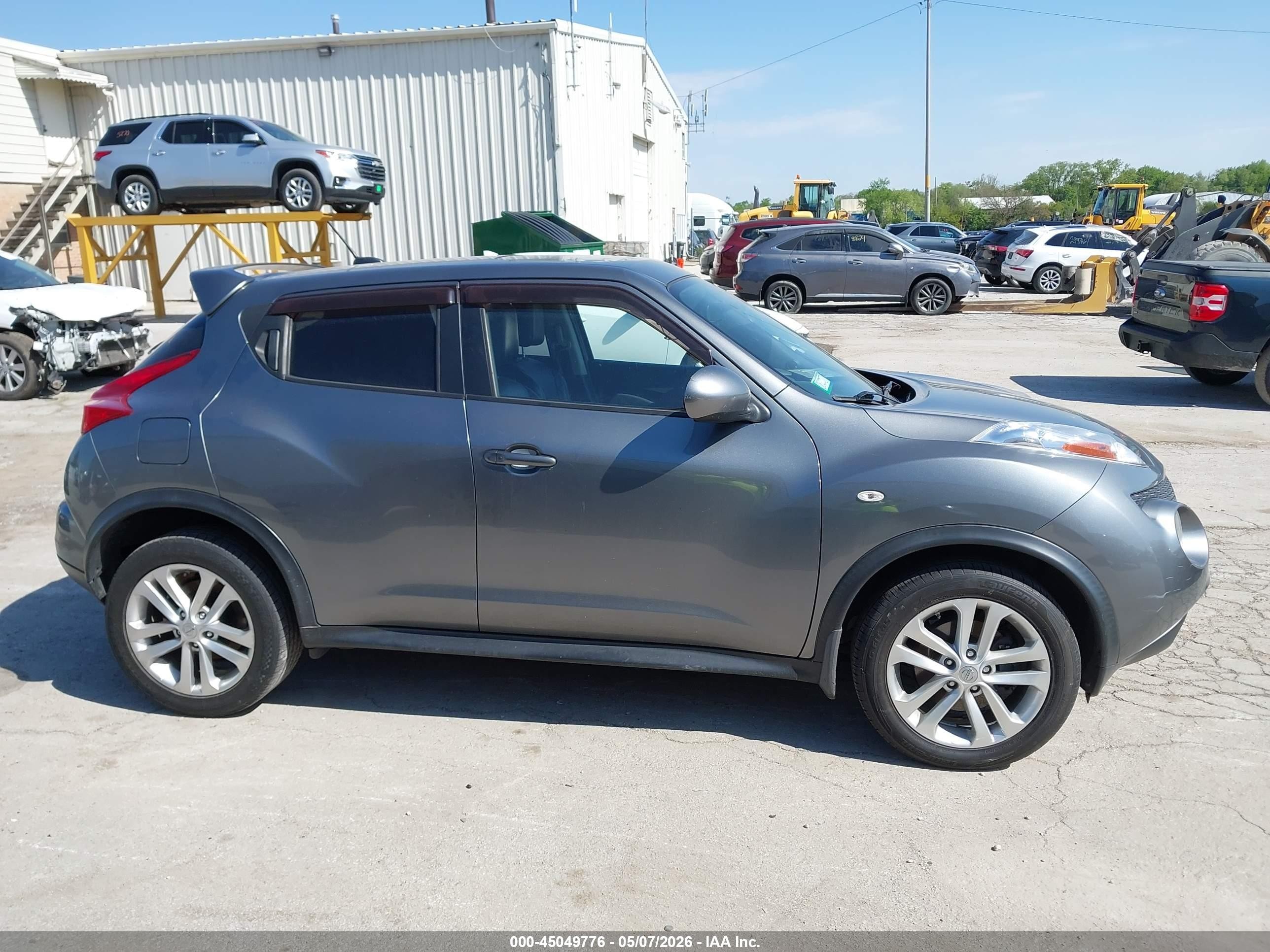 2012 Nissan Juke Sl Серый vin: JN8AF5MVXCT126959