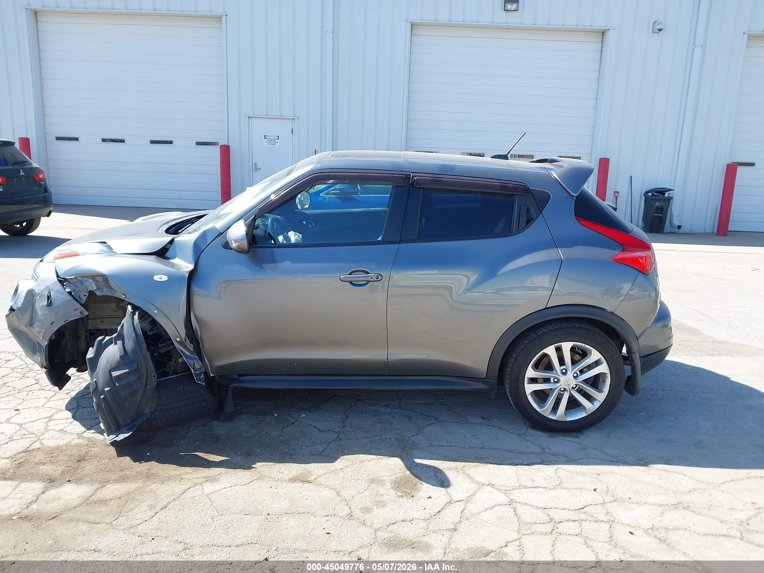 2012 Nissan Juke Sl Серый vin: JN8AF5MVXCT126959