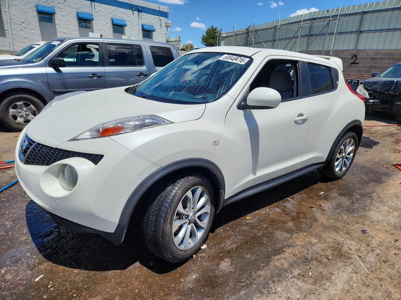 2013 Nissan Juke S Белый vin: JN8AF5MVXDT208269