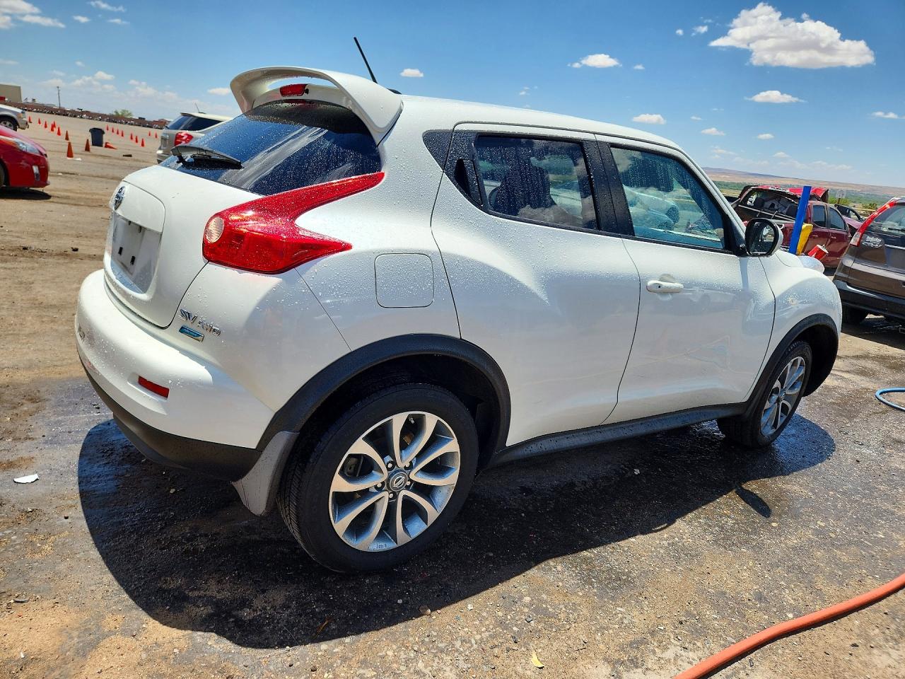 2013 Nissan Juke S Белый vin: JN8AF5MVXDT208269