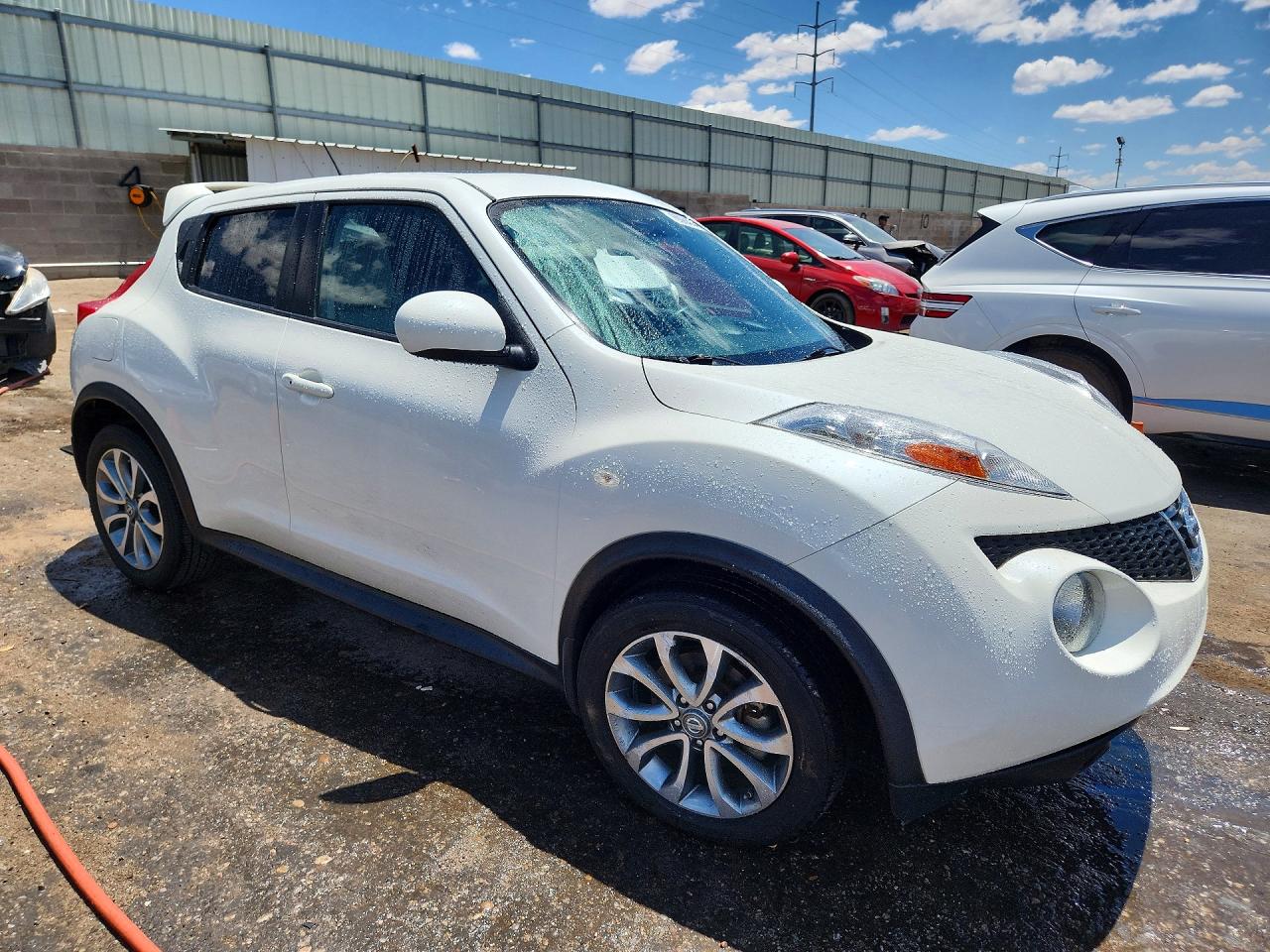 2013 Nissan Juke S Белый vin: JN8AF5MVXDT208269