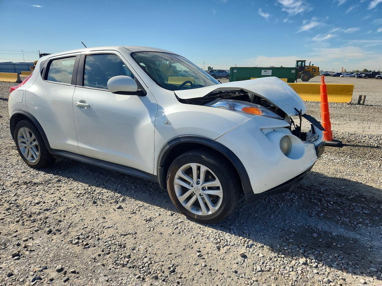 2013 Nissan Juke S White vin: JN8AF5MVXDT210216