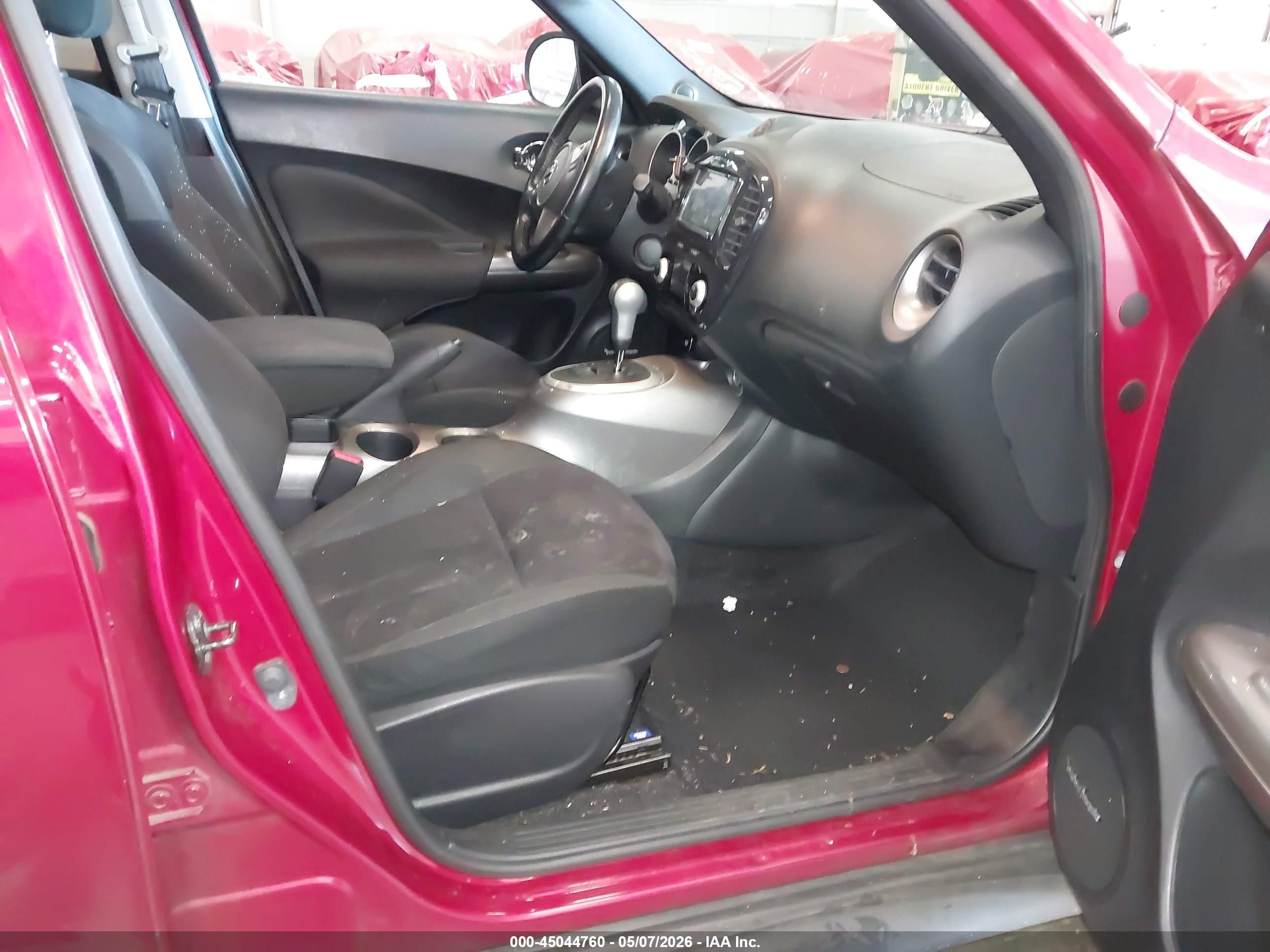 2013 Nissan Juke Sv Burgundy vin: JN8AF5MVXDT215559