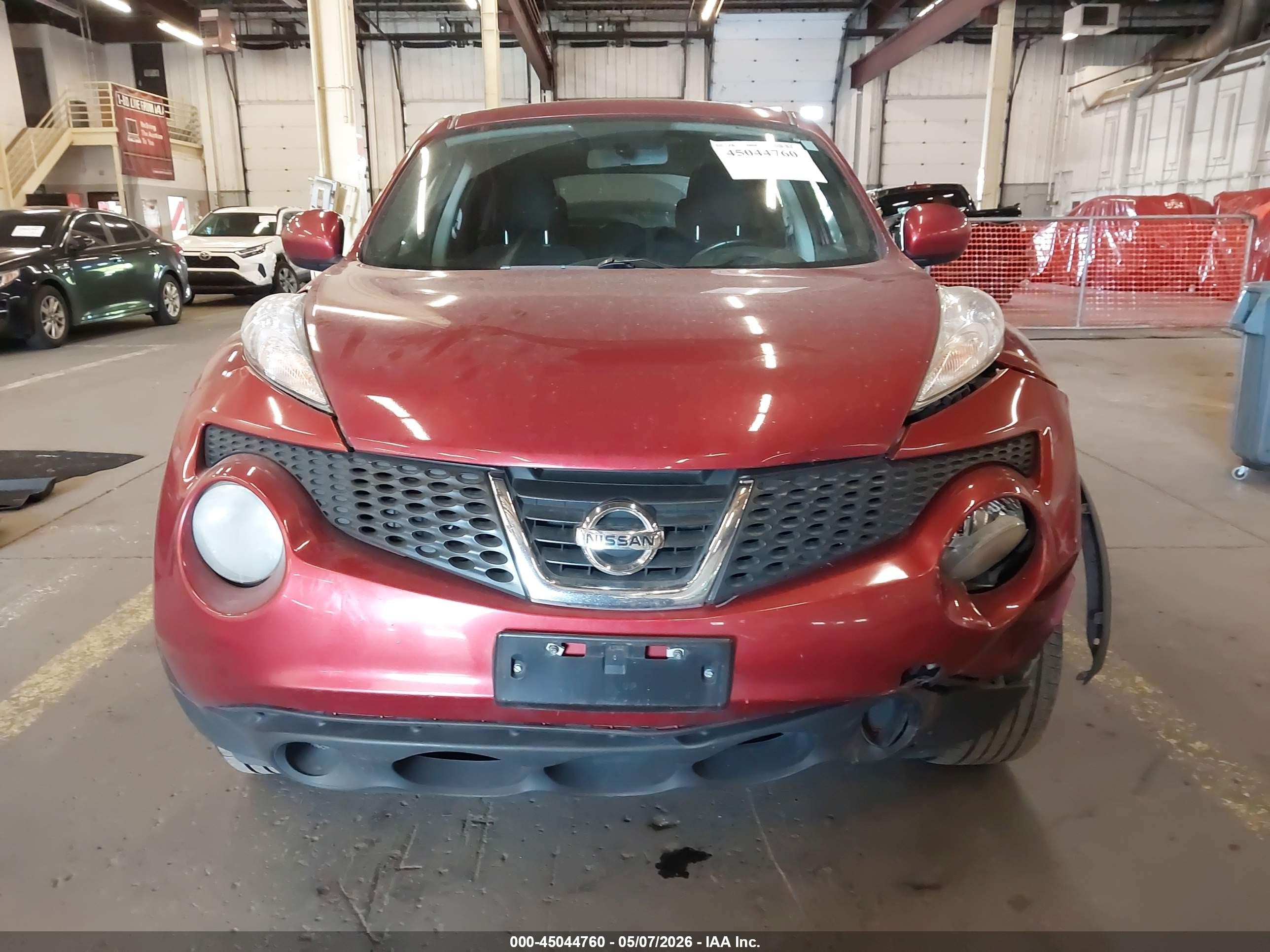 2013 Nissan Juke Sv Burgundy vin: JN8AF5MVXDT215559
