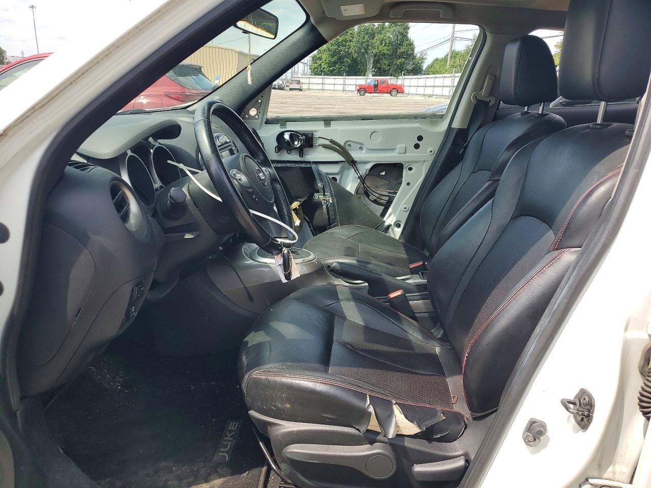 2013 Nissan Juke S Белый vin: JN8AF5MVXDT218056