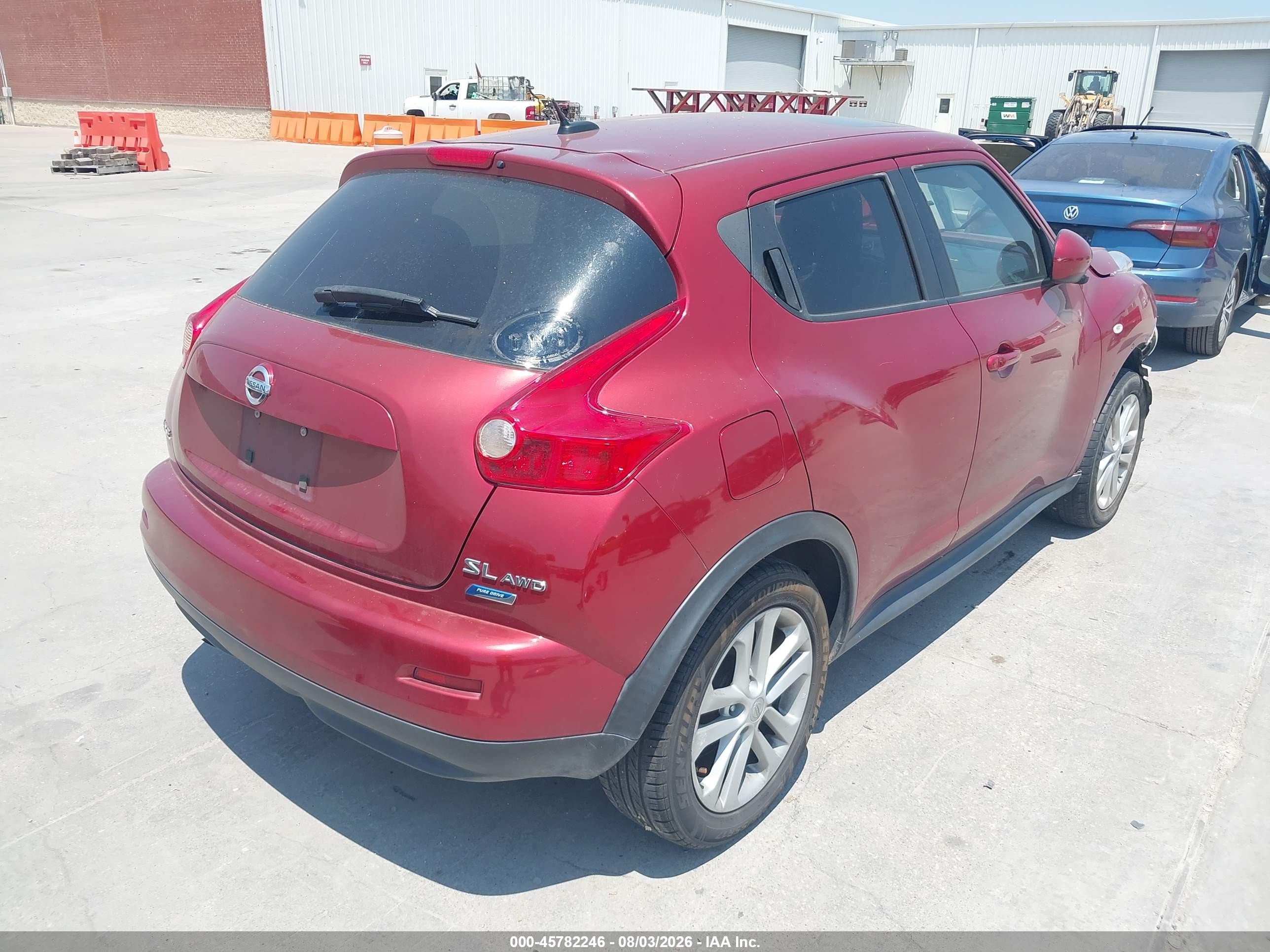 2013 Nissan Juke Nismo/s/sl/sv Maroon vin: JN8AF5MVXDT227100