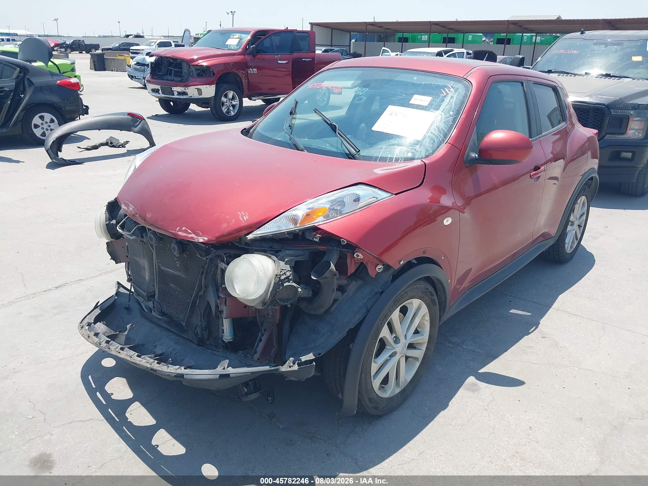 2013 Nissan Juke Nismo/s/sl/sv Maroon vin: JN8AF5MVXDT227100