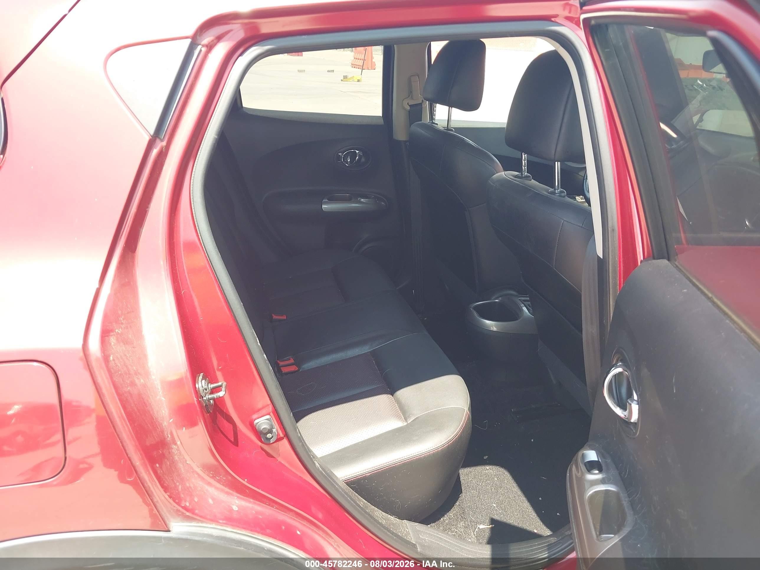 2013 Nissan Juke Nismo/s/sl/sv Maroon vin: JN8AF5MVXDT227100