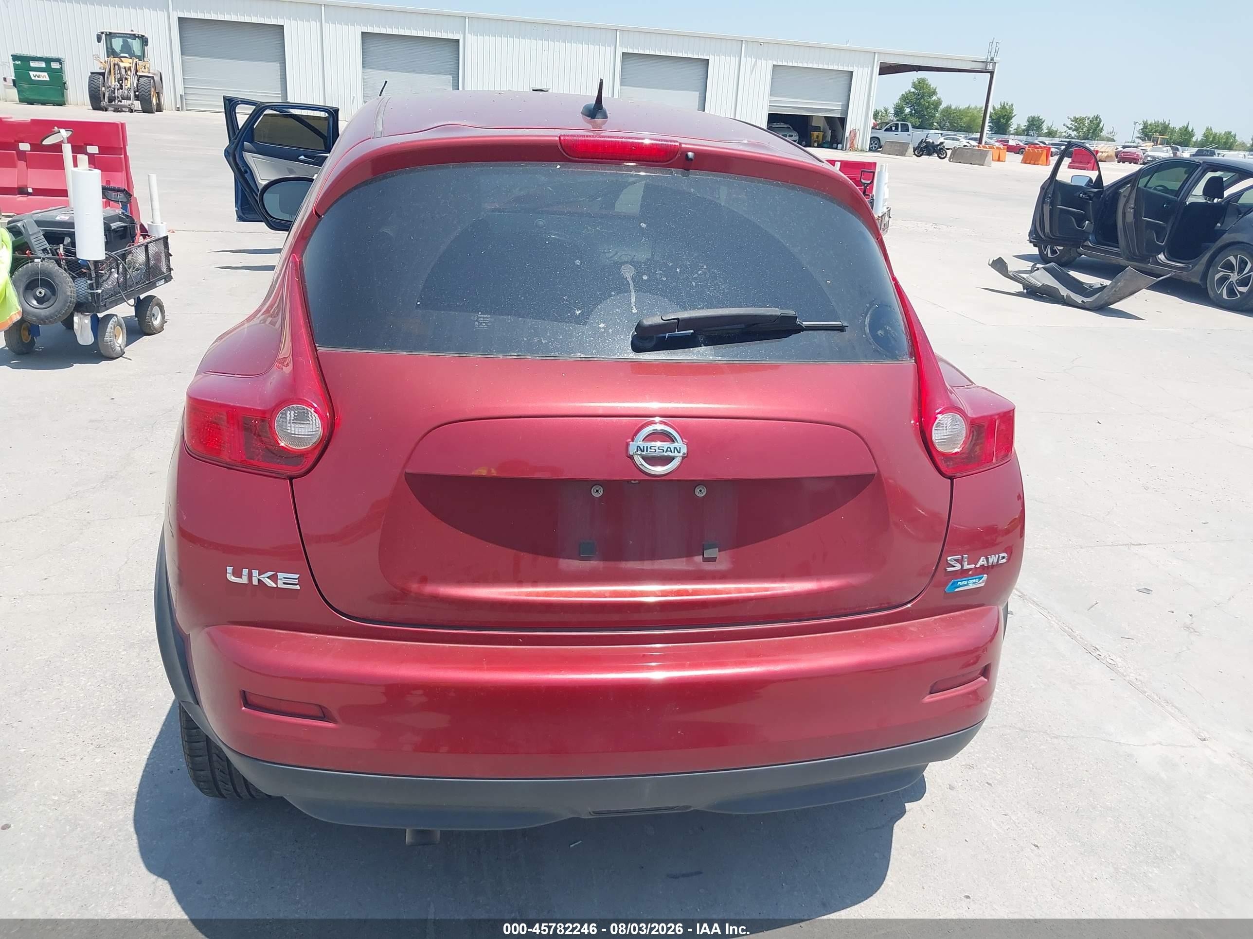2013 Nissan Juke Nismo/s/sl/sv Maroon vin: JN8AF5MVXDT227100