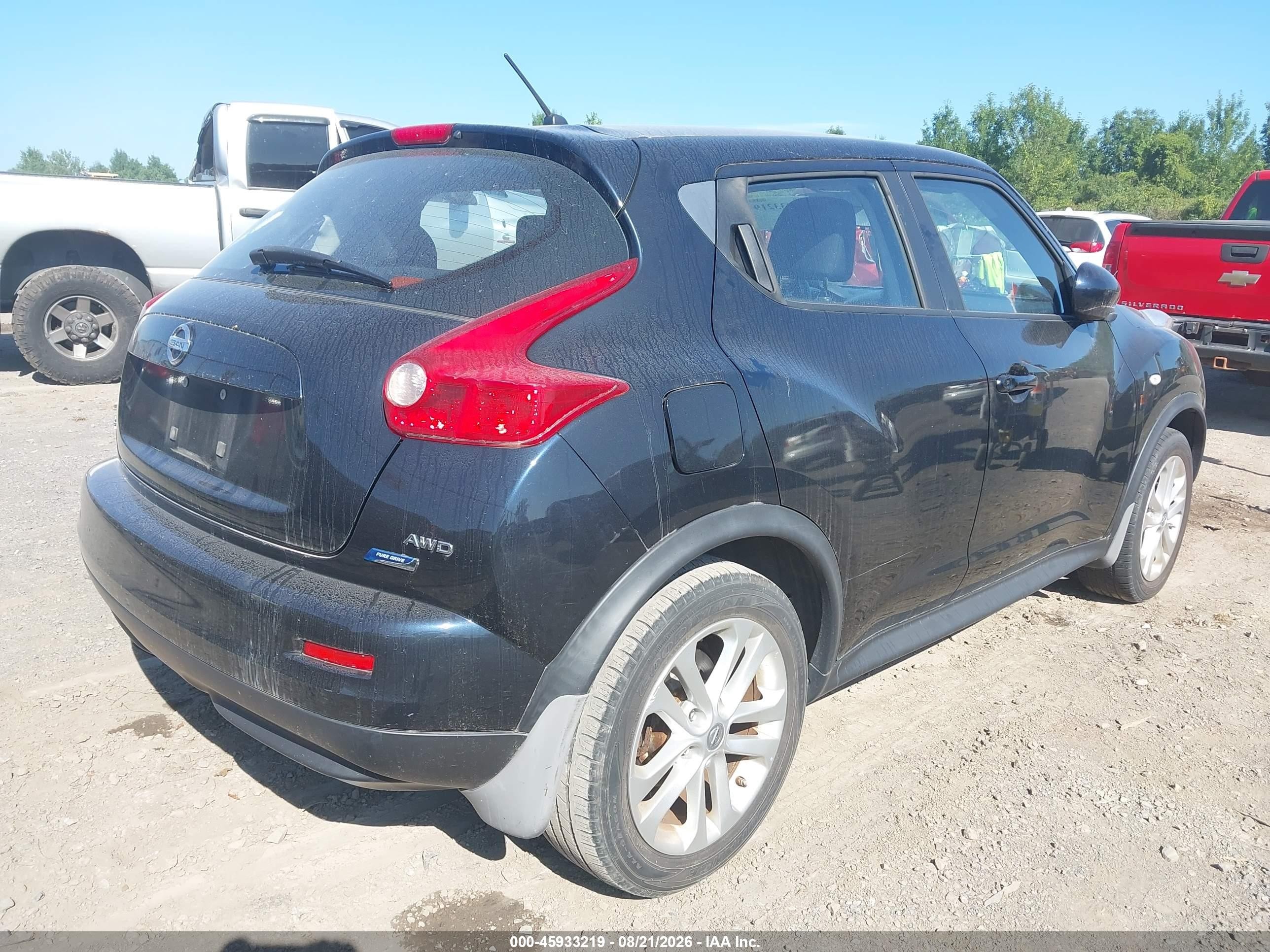 2013 Nissan Juke S Black vin: JN8AF5MVXDT227548