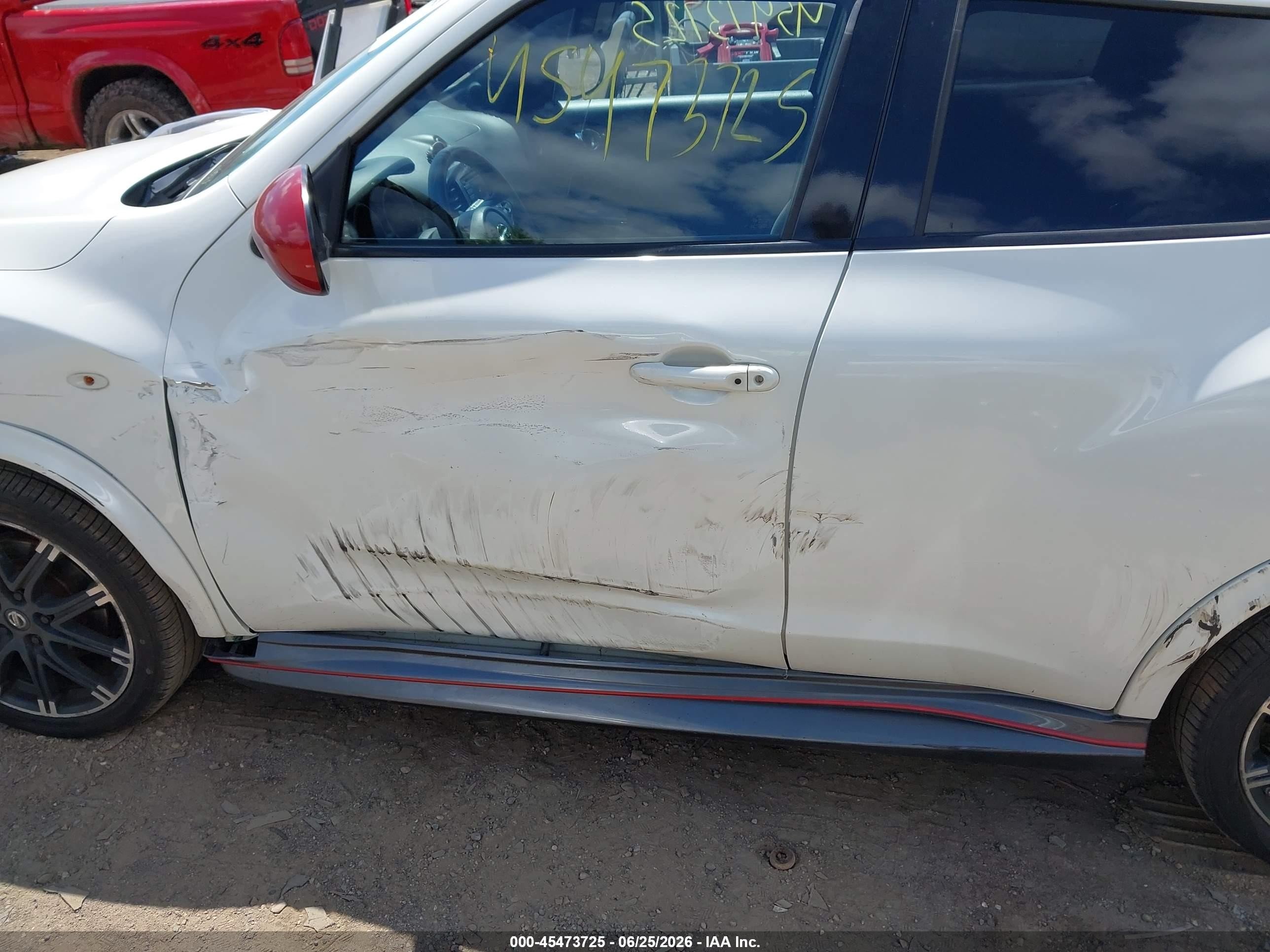 2013 Nissan Juke Nismo White vin: JN8AF5MVXDT227811