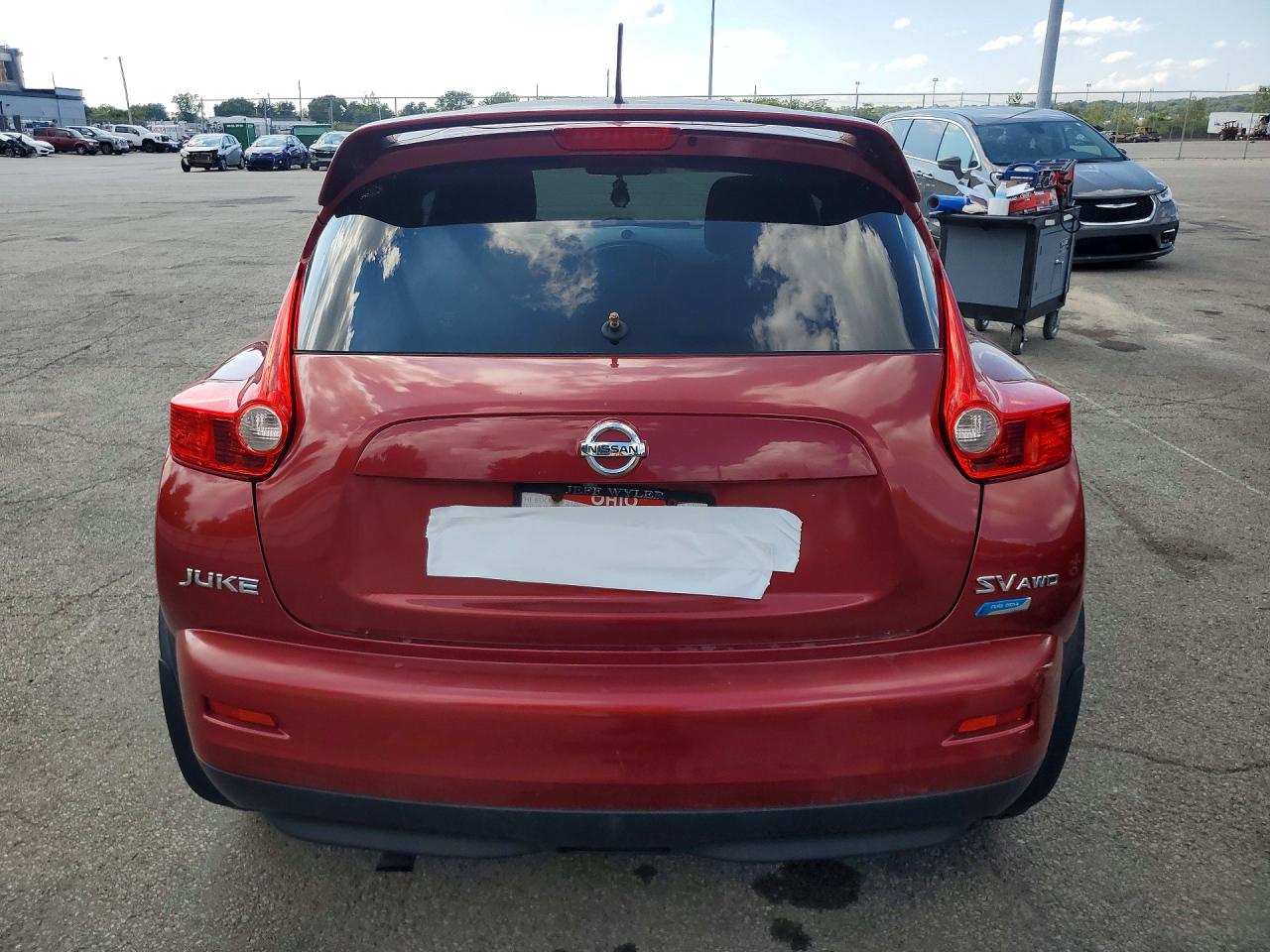2013 Nissan Juke S Red vin: JN8AF5MVXDT228585