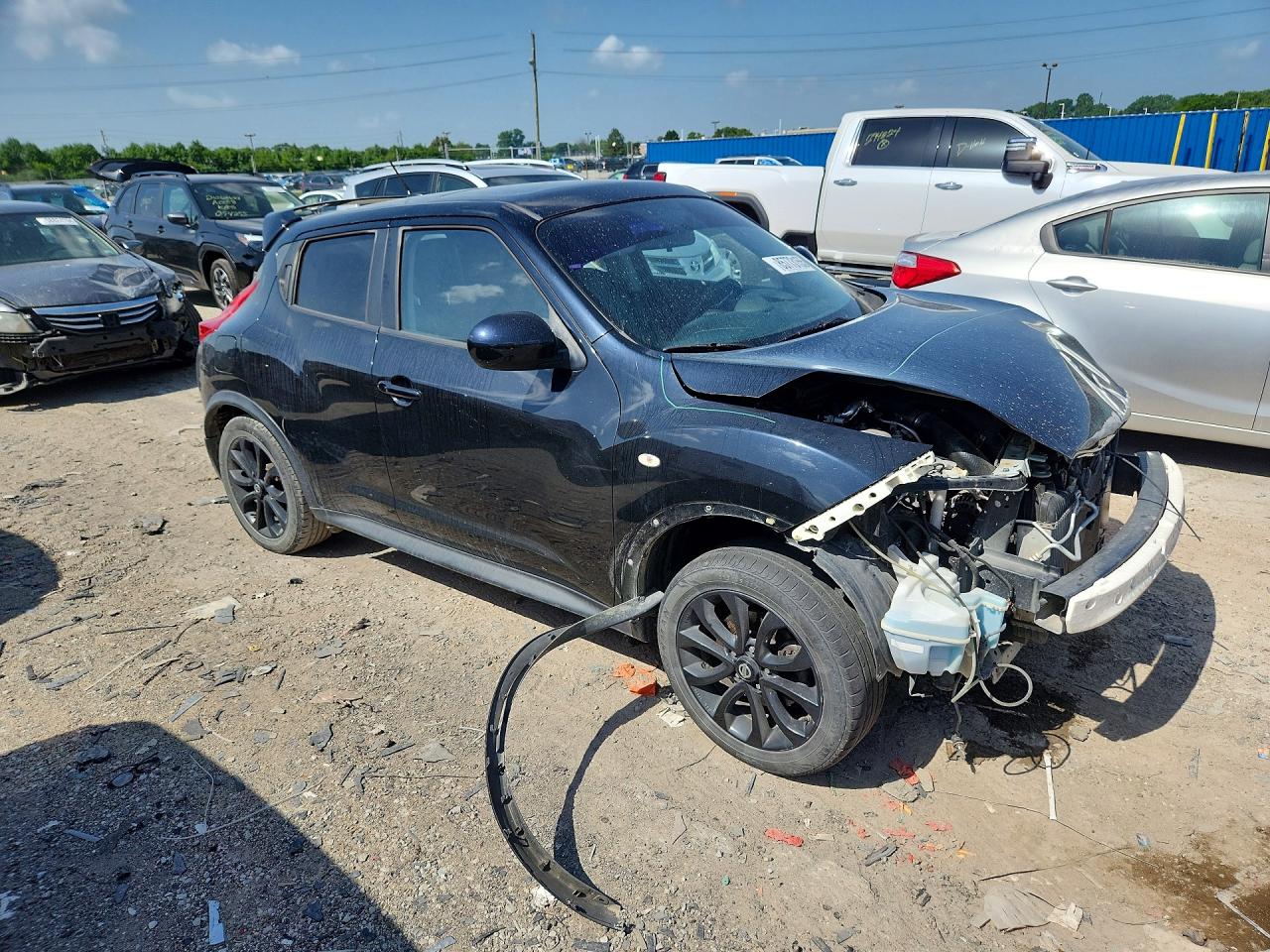 2013 Nissan Juke S Gray vin: JN8AF5MVXDT228649