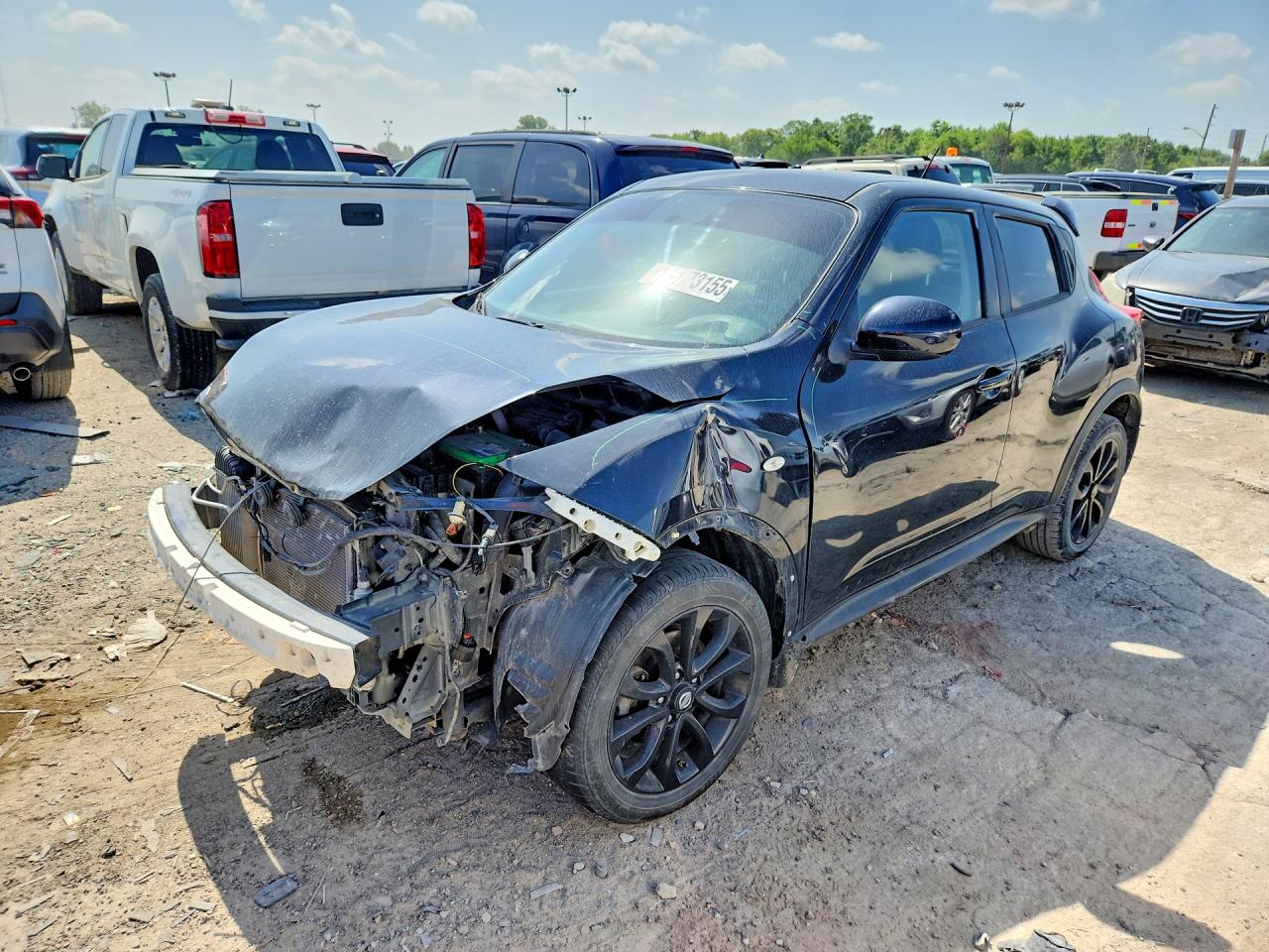 2013 Nissan Juke S Gray vin: JN8AF5MVXDT228649