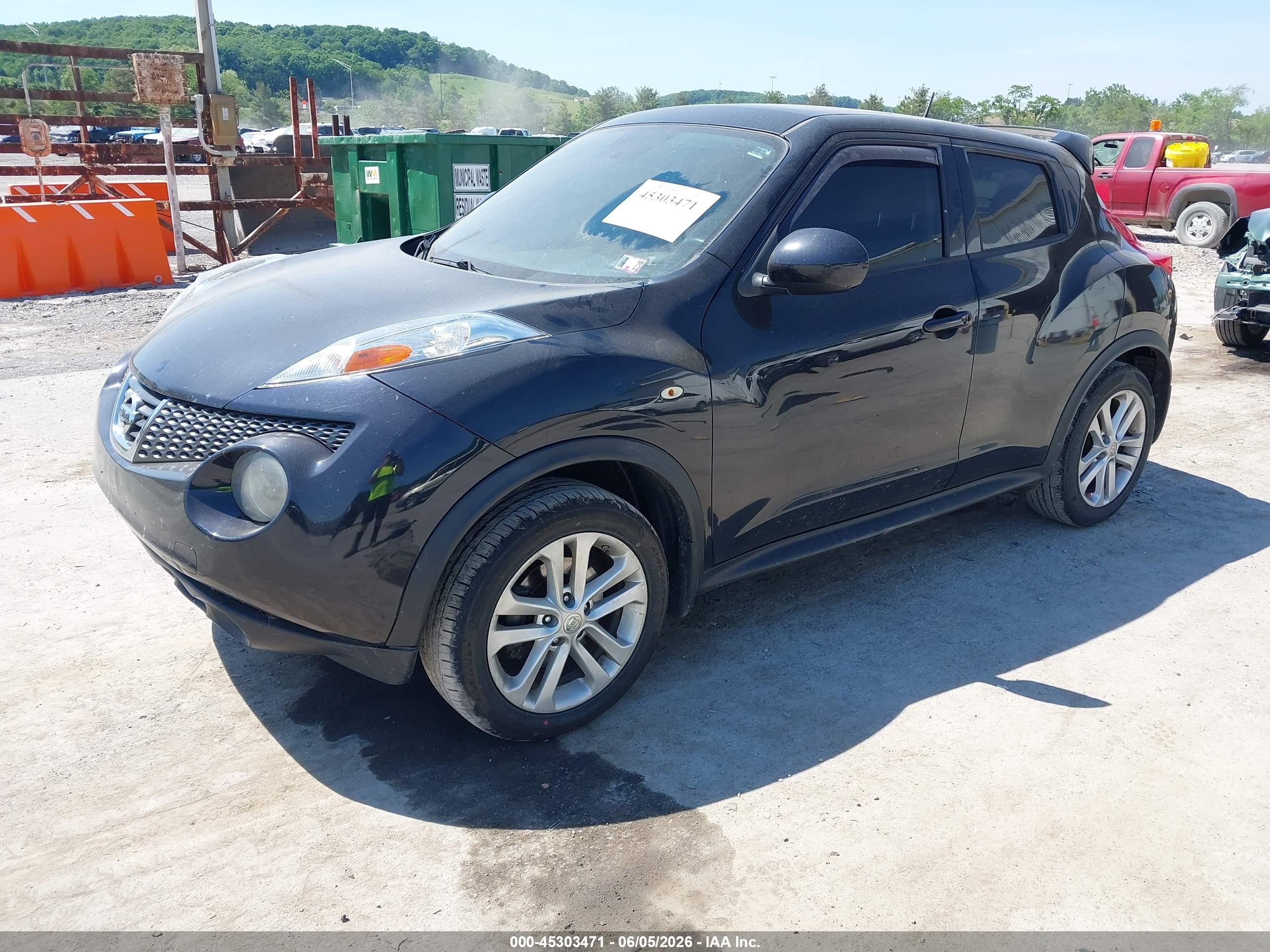 2014 Nissan Juke Sl Black vin: JN8AF5MVXET361669