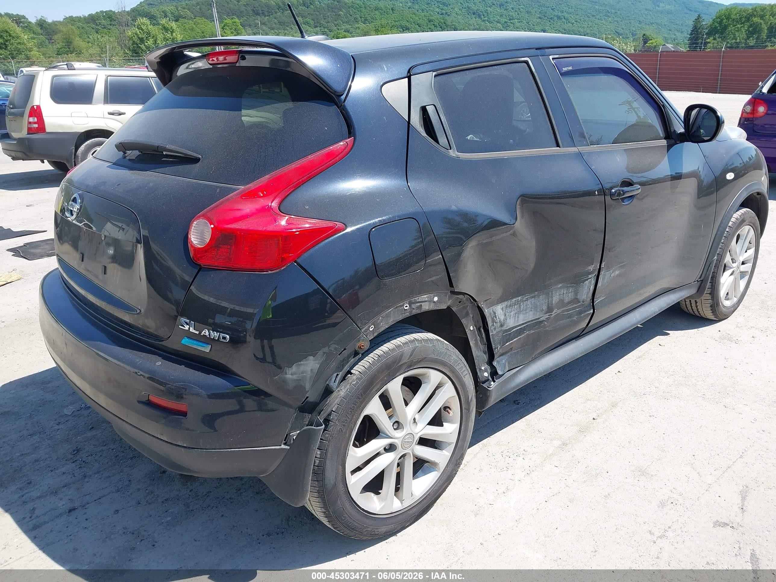 2014 Nissan Juke Sl Black vin: JN8AF5MVXET361669