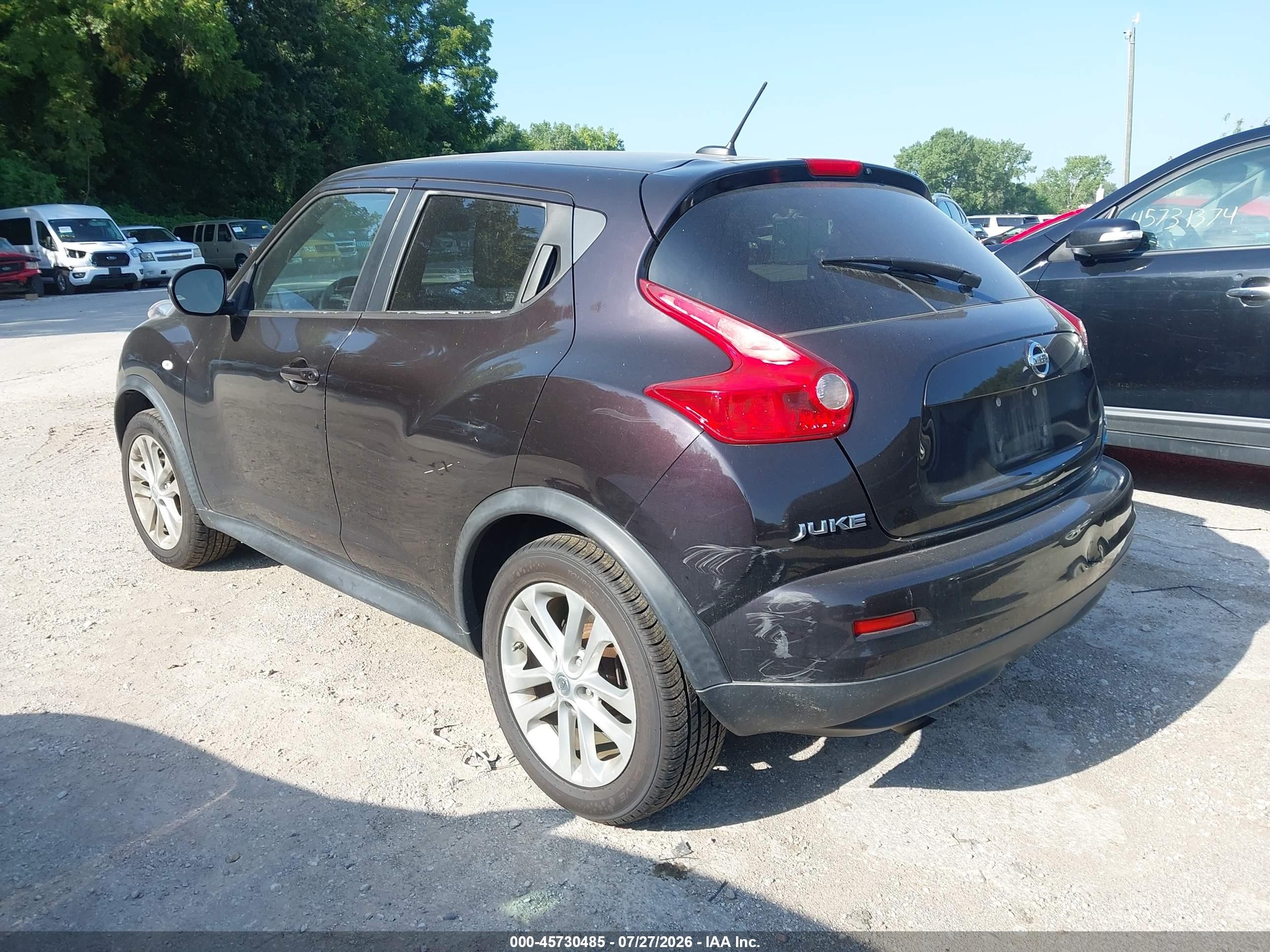 2014 Nissan Juke Sl Gray vin: JN8AF5MVXET363048